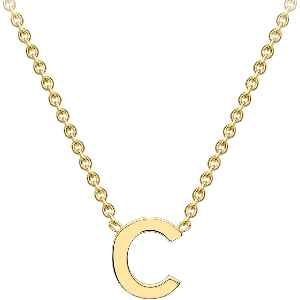 Yellow Gold - Be You - 9ct Gold Mini Initial Necklace - 3