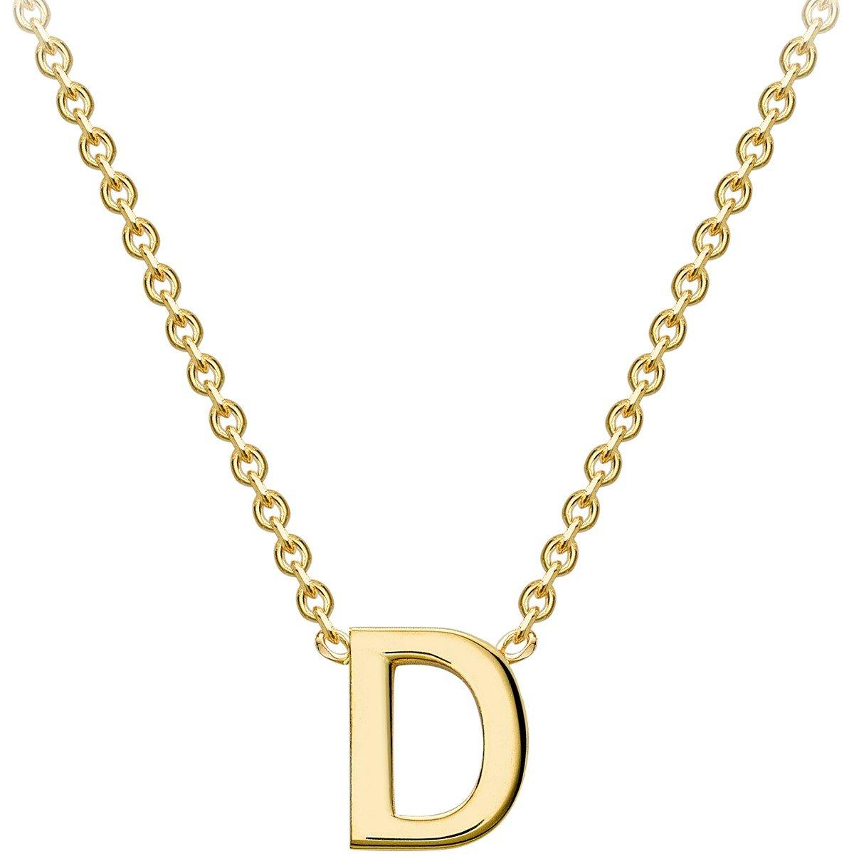 Yellow Gold - Be You - 9ct Gold Mini Initial Necklace - 4