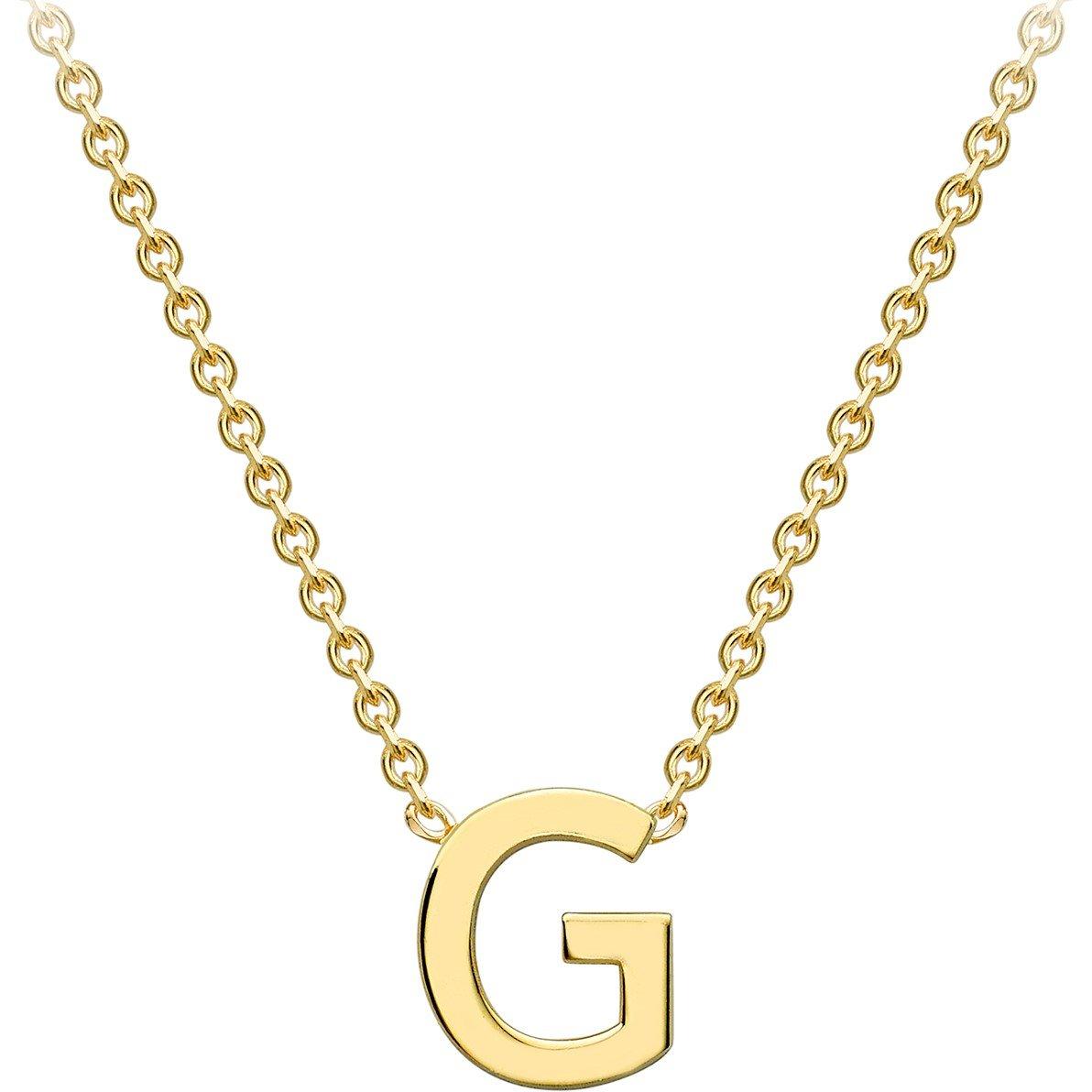 Yellow Gold - Be You - 9ct Gold Mini Initial Necklace - 5