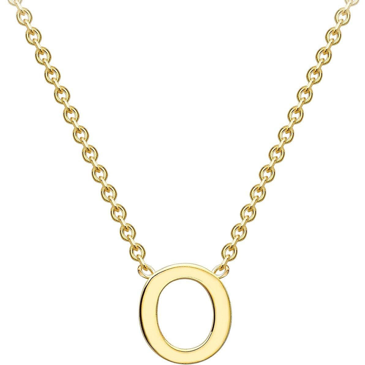 Yellow Gold - Be You - 9ct Gold Mini Initial Necklace - 7