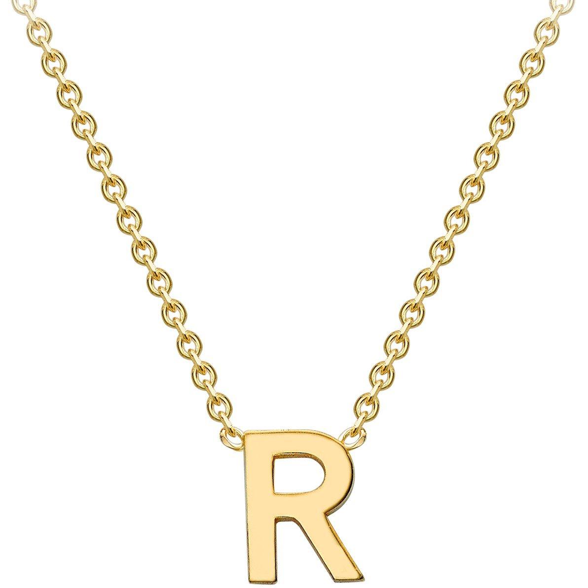 Yellow Gold - Be You - 9ct Gold Mini Initial Necklace - 8