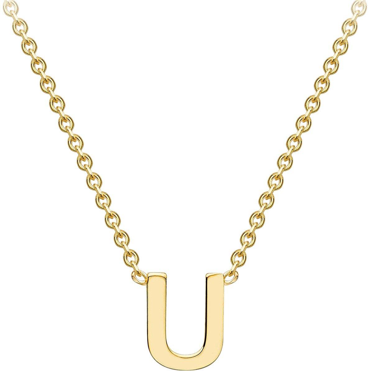 Yellow Gold - Be You - 9ct Gold Mini Initial Necklace - 9