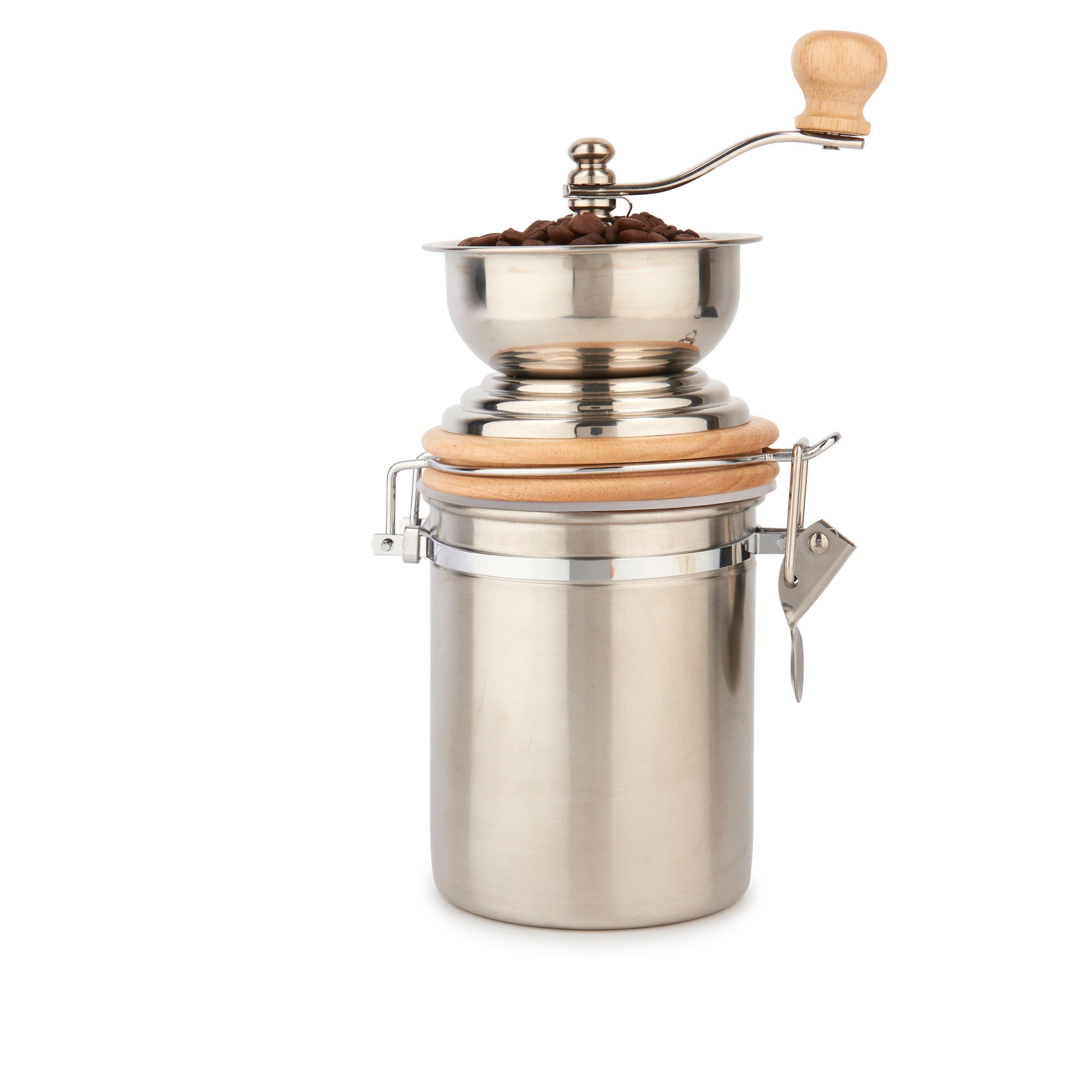 La Cafetiere  La Cafetière Traditional Hand-Operated Coffee Mill - Silver - 25x15cm