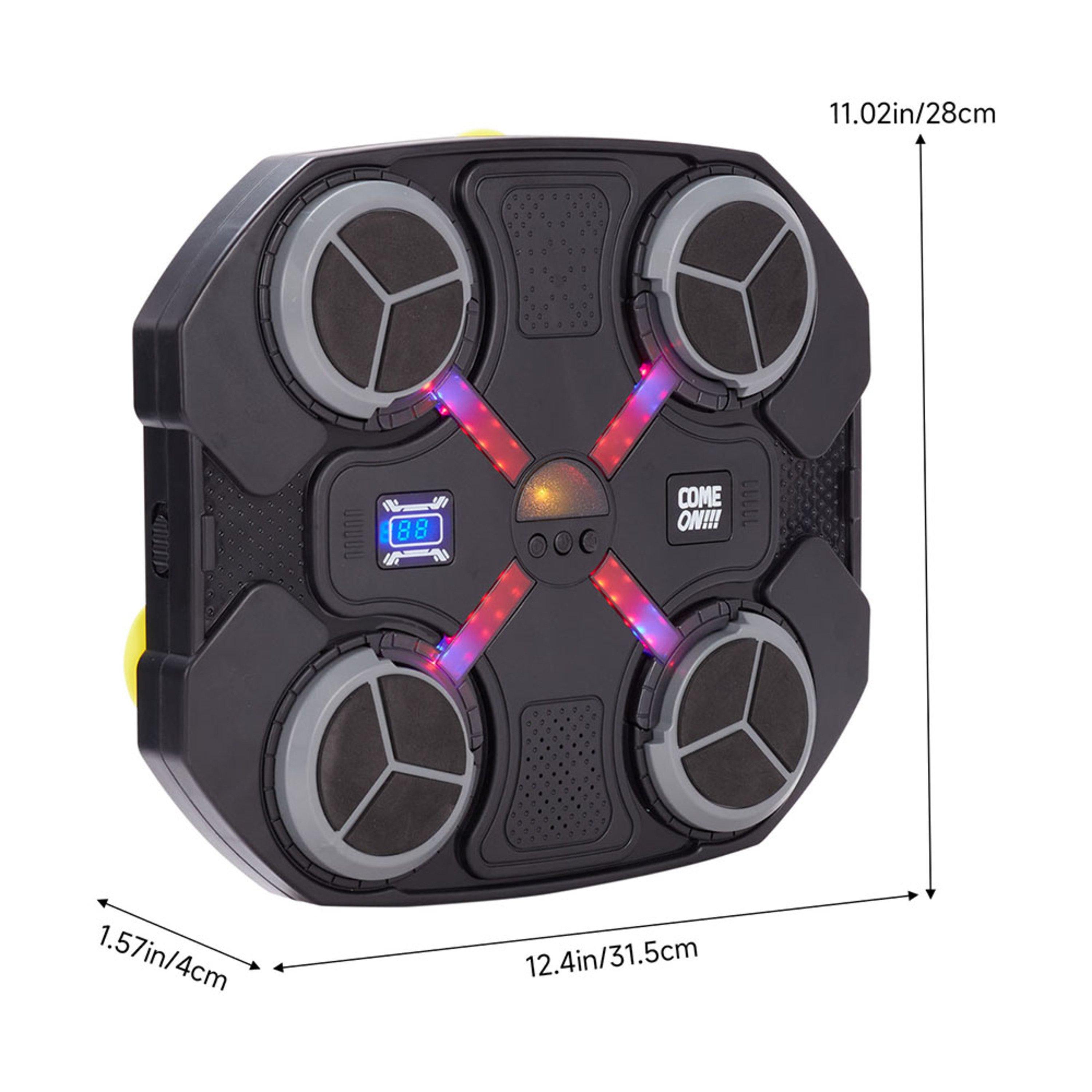 Black - LIFE IDEAS SPORT - 4-Target Music Boxing Trainer for kids - 3