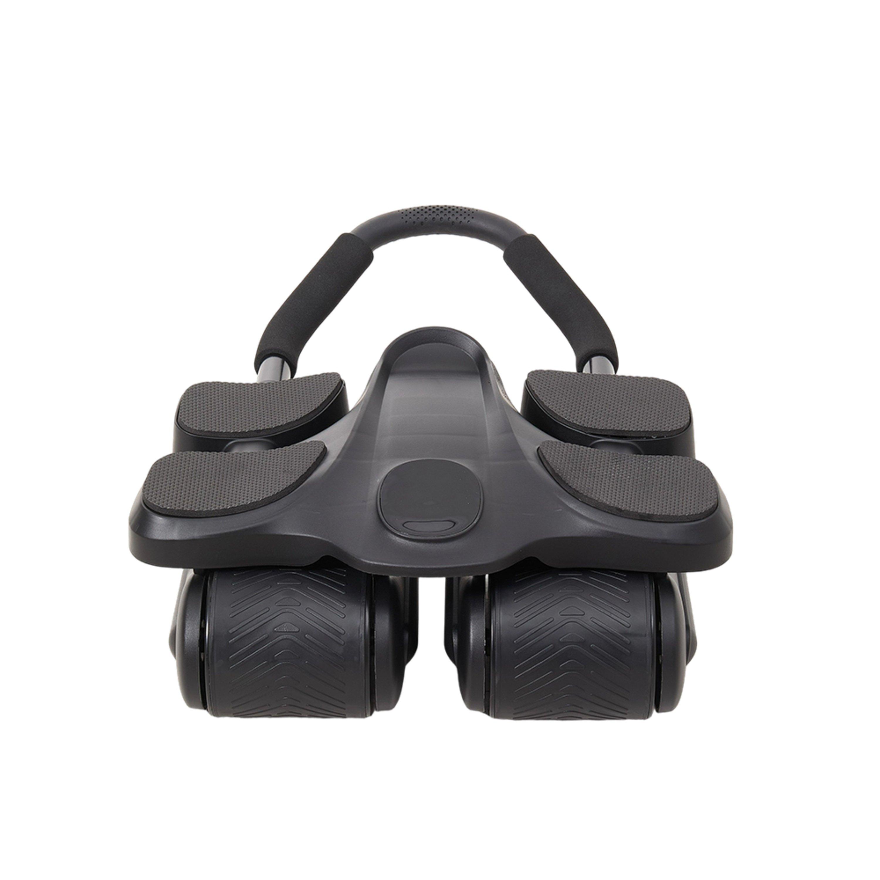 Black - LIFE IDEAS SPORT - Abdominal Roller with 4 weels - 5