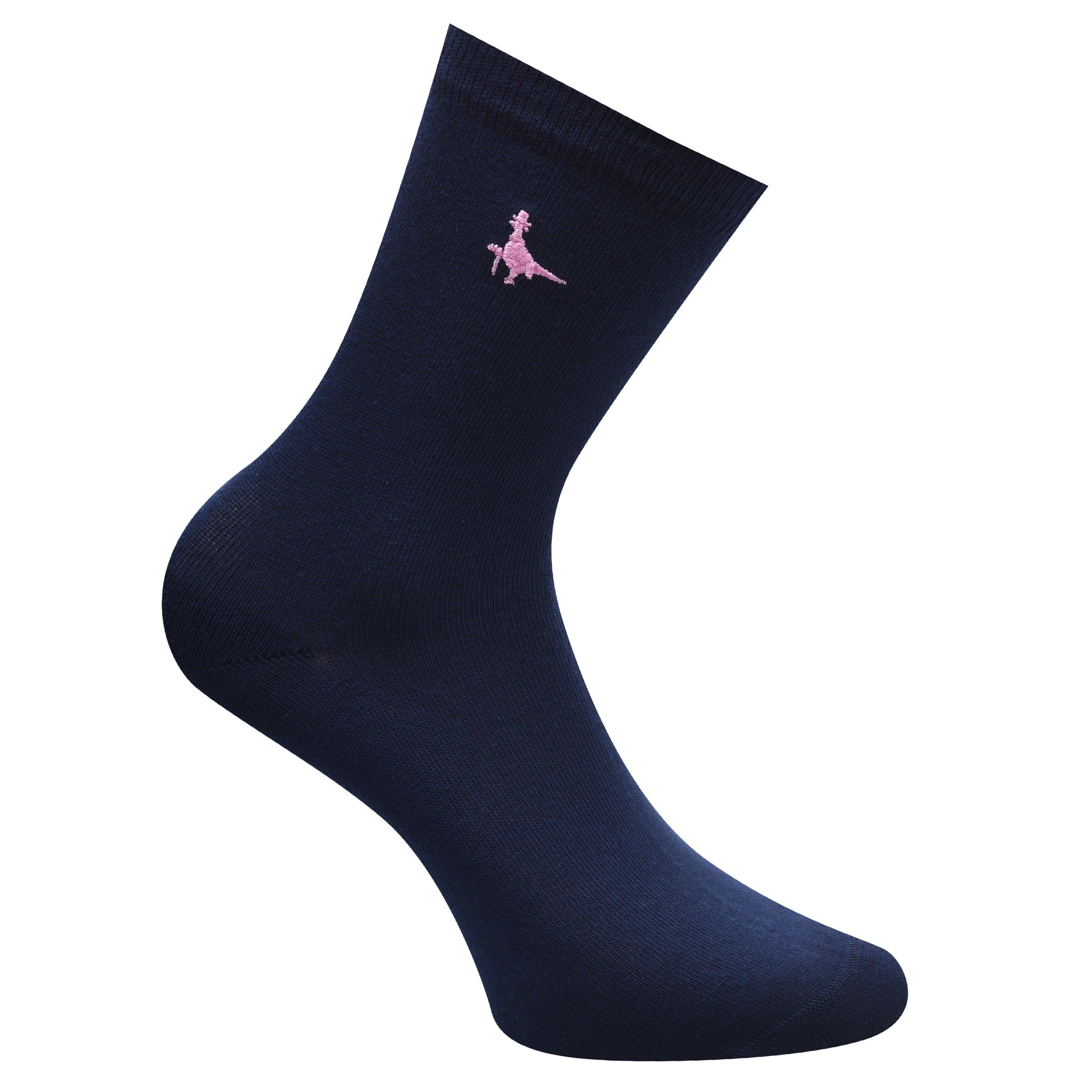 Pink Navy - Jack Wills - Jack Ranfield Multipack Ankle Socks 3 Pack - 3