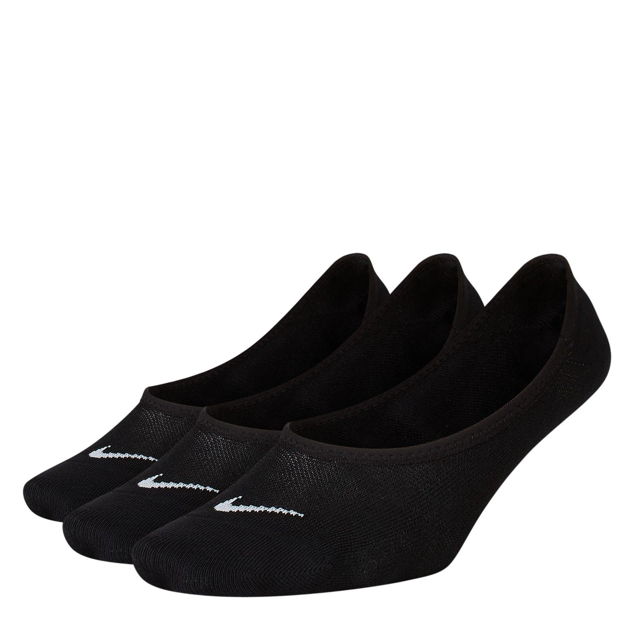Black/White - Nike - 3 Pack Invisible Socks Ladies - 5