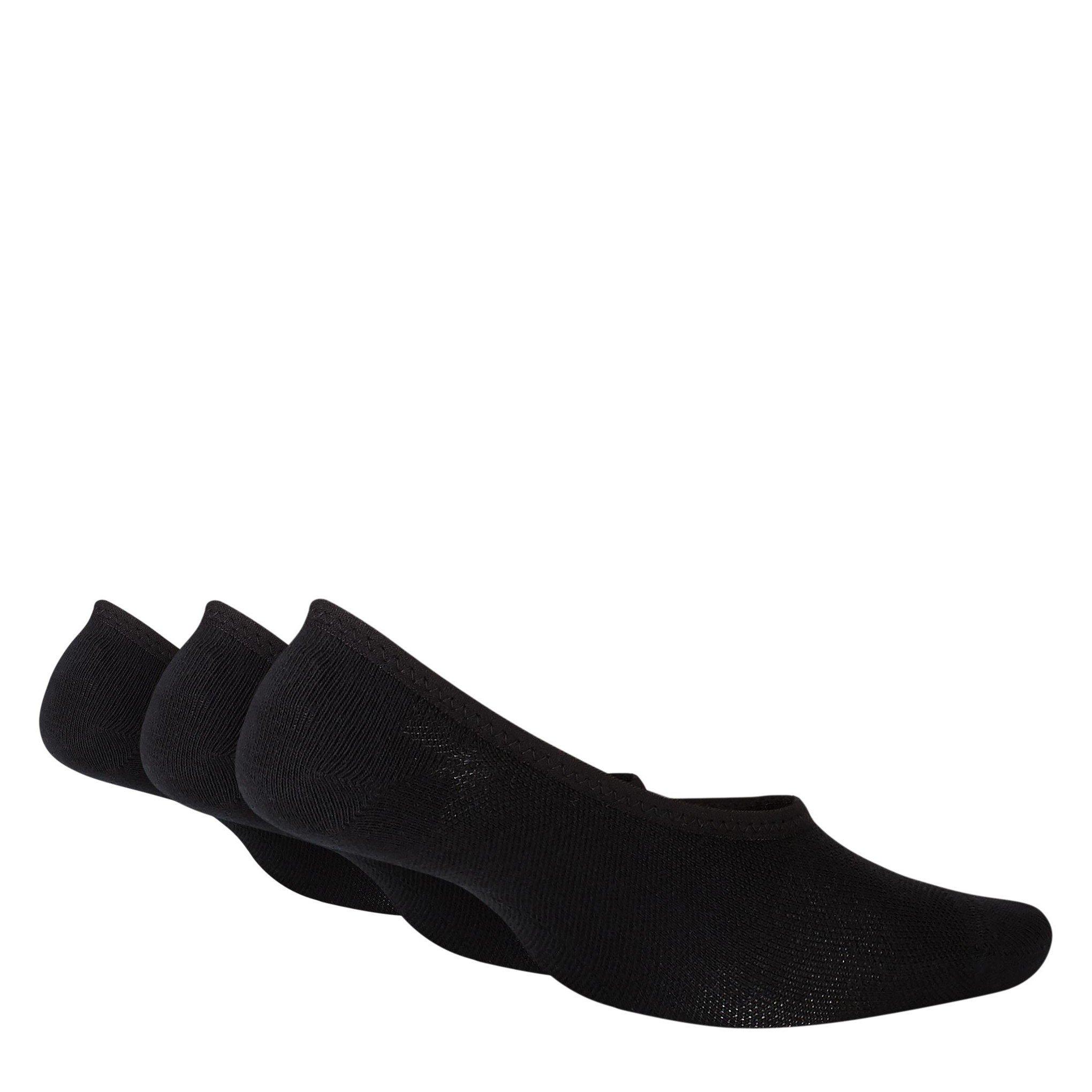 Black/White - Nike - 3 Pack Invisible Socks Ladies - 6