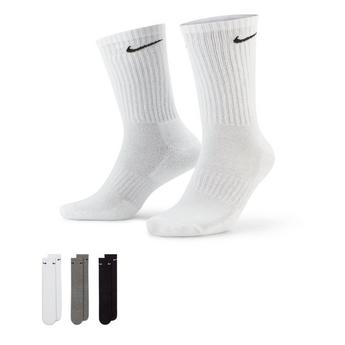 Nike Everyday 3 Pack Cotton Cushioned Crew Socks Mens
