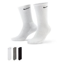 Nike Everyday 3 Pack Cotton Cushioned Crew Socks