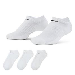 Nike Everyday Cushioned Unisex No Show Training Socks 3 Pack