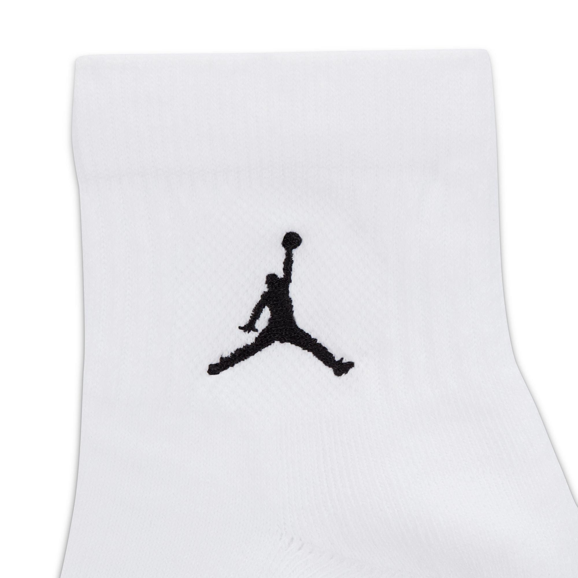White/Black - Nike - Jordan Everyday Socks Mens - 3