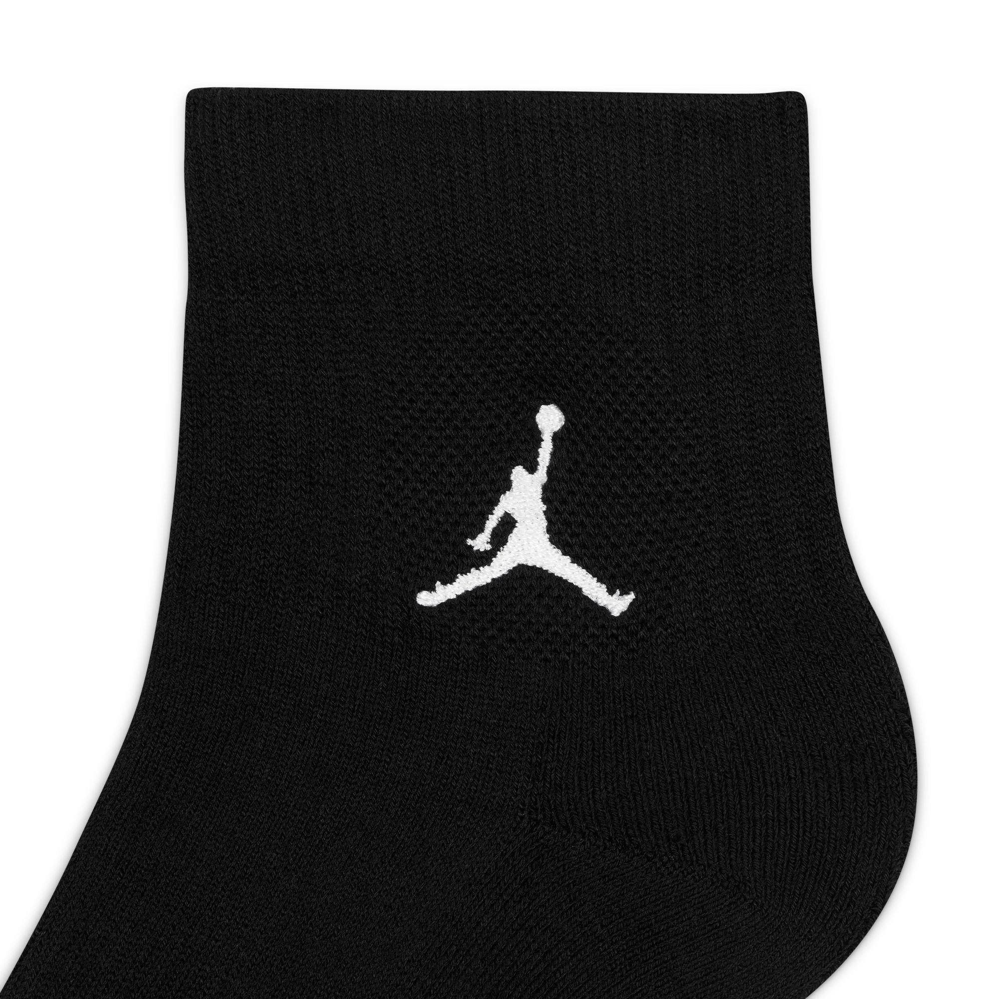 Black/White - Nike - Jordan Everyday Socks Mens - 3