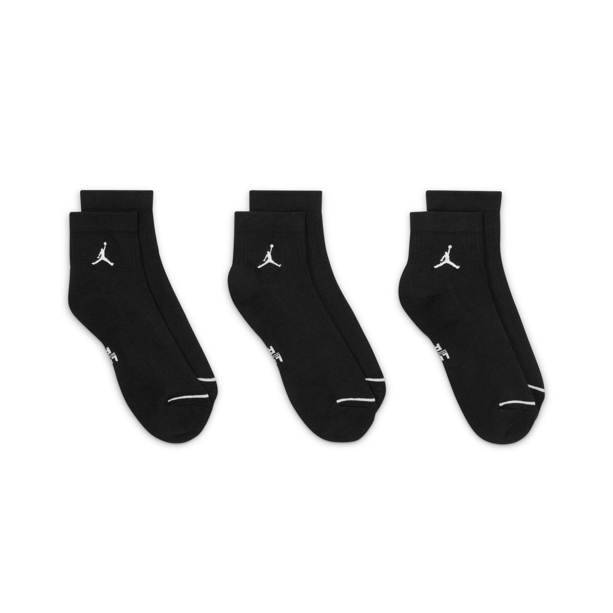 Black/White - Nike - Jordan Everyday Socks Mens - 4