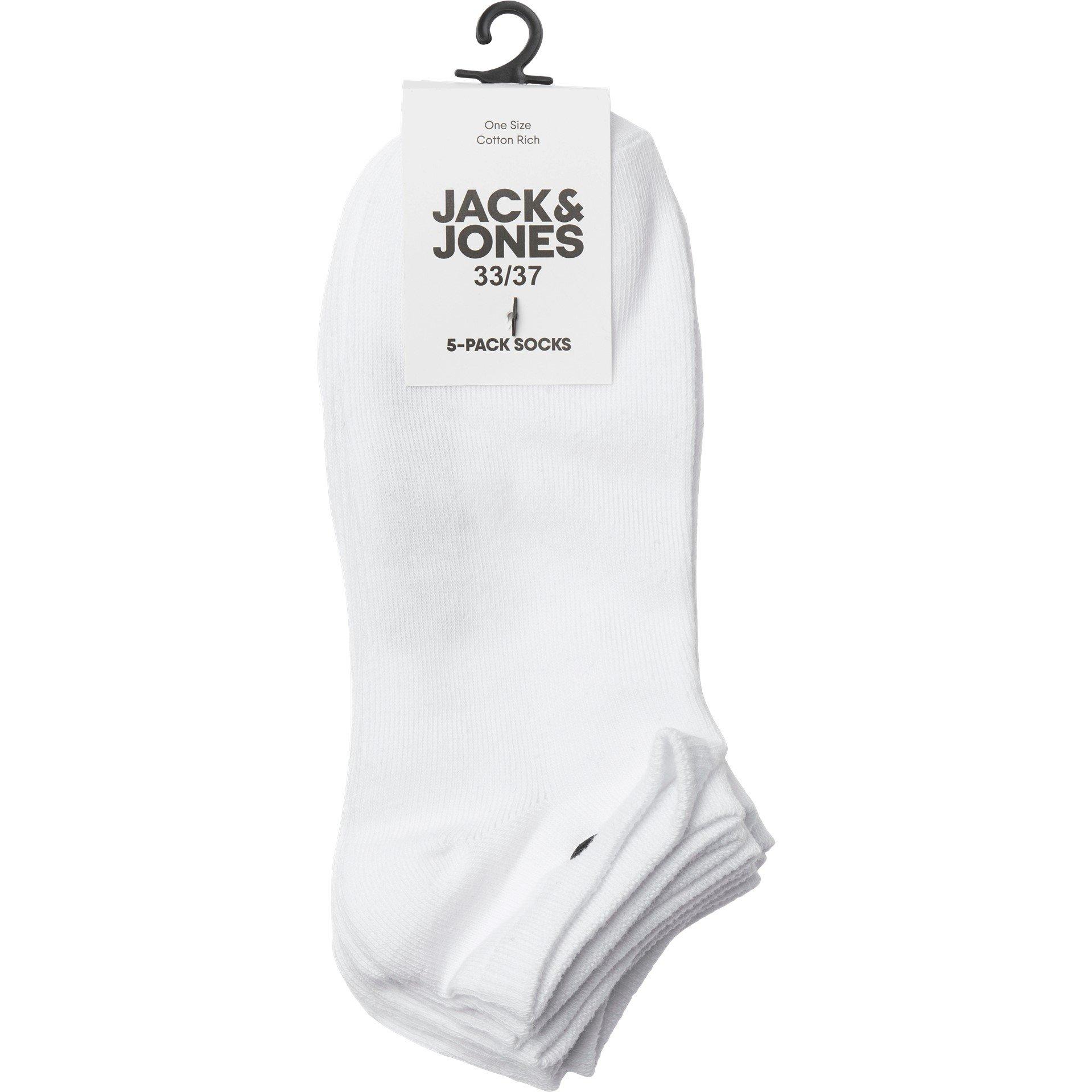 White - Jack and Jones - Trainer Socks - 3