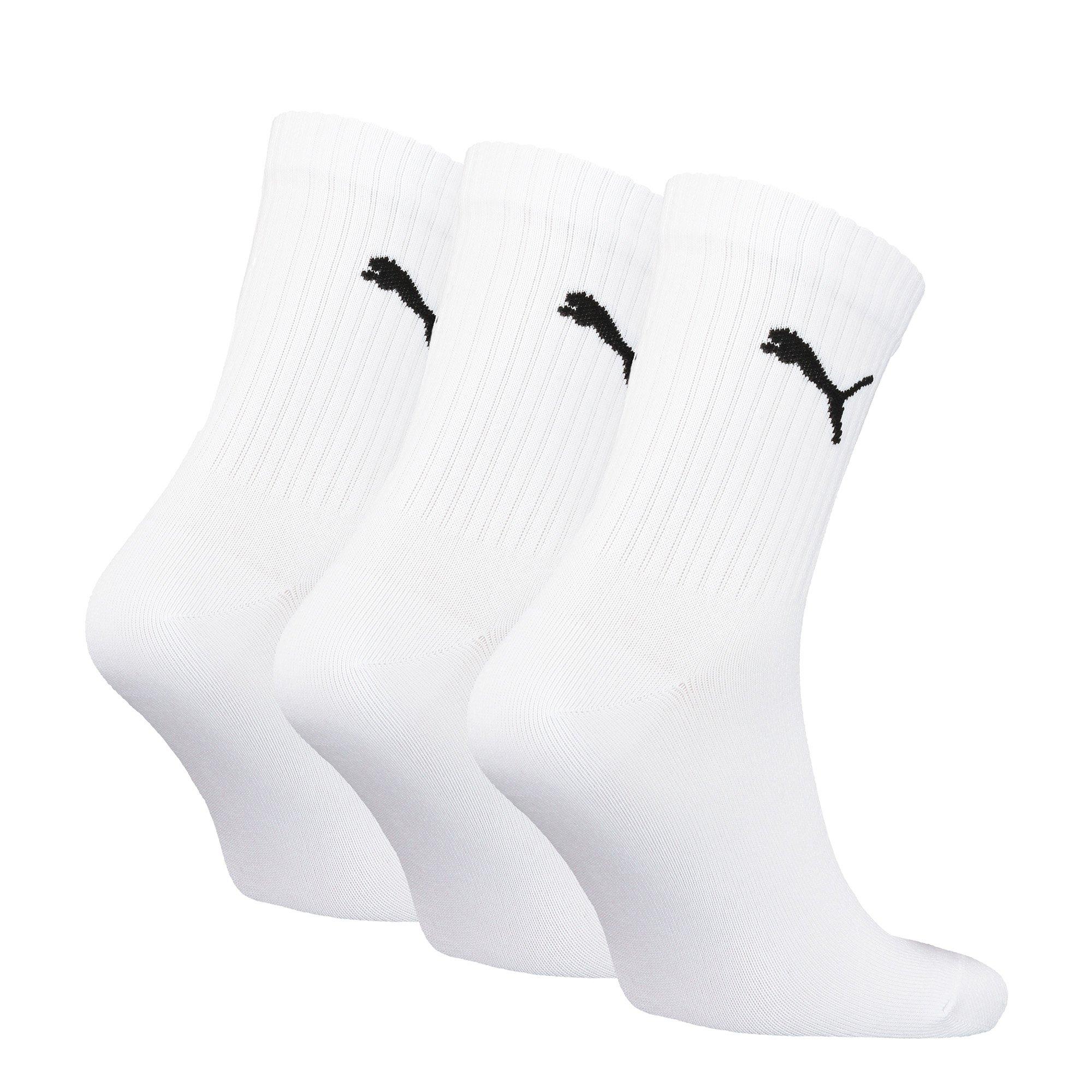 White - Puma - 3 Pack Trainer Socks - 2