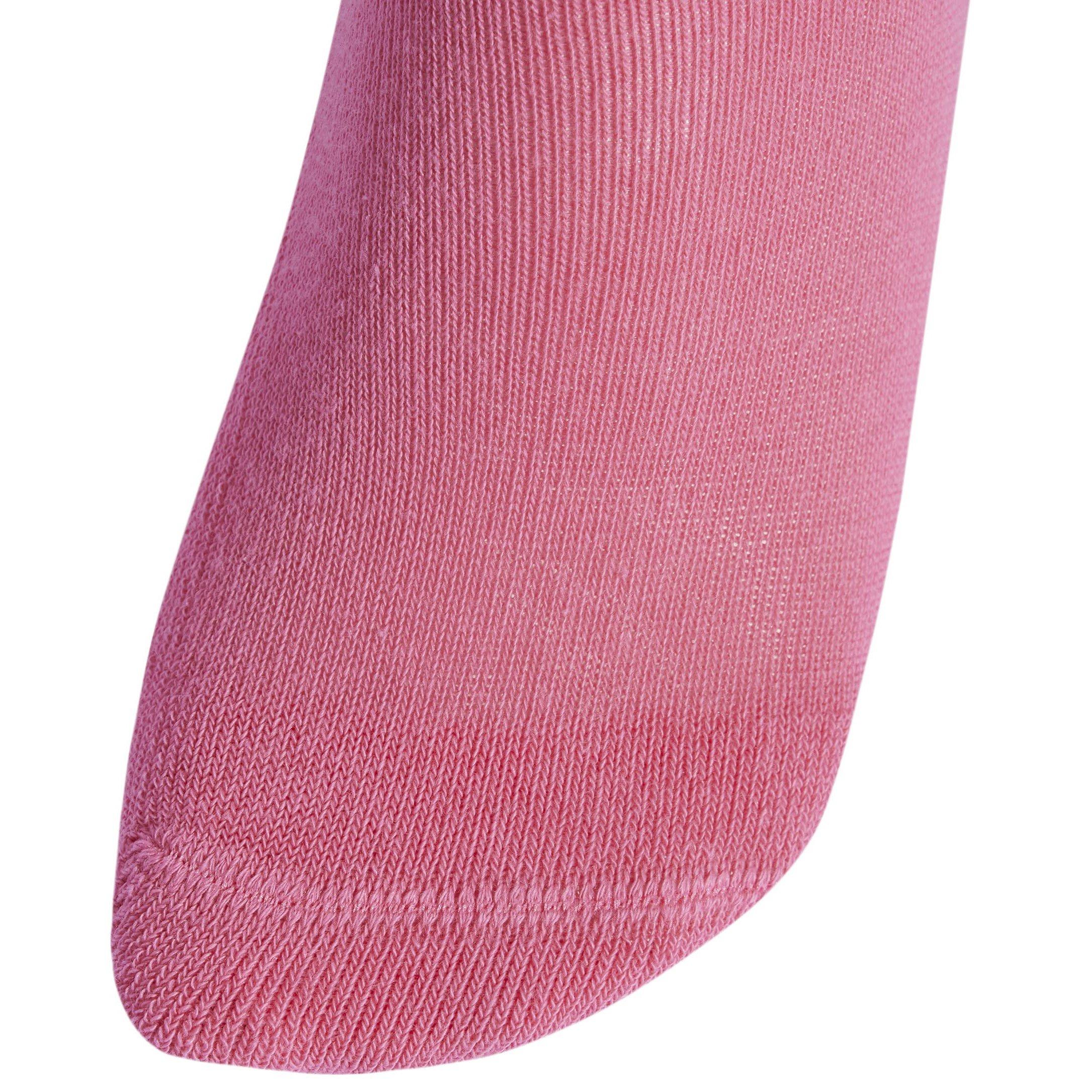 Pink/Vlet/Gry - adidas - Linear Ankle Socks 5 Pairs Kids - 3