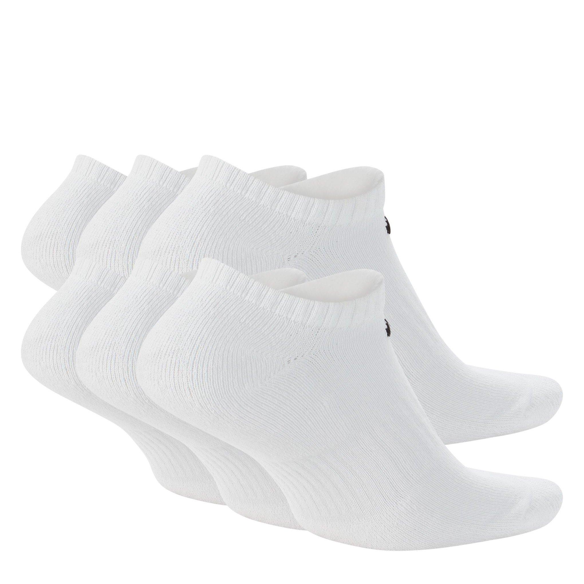 White/Black - Nike - 6 Pack No Show Trainer Socks - 2