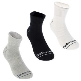 Timberland Bowden Quarter 3 Pack Socks