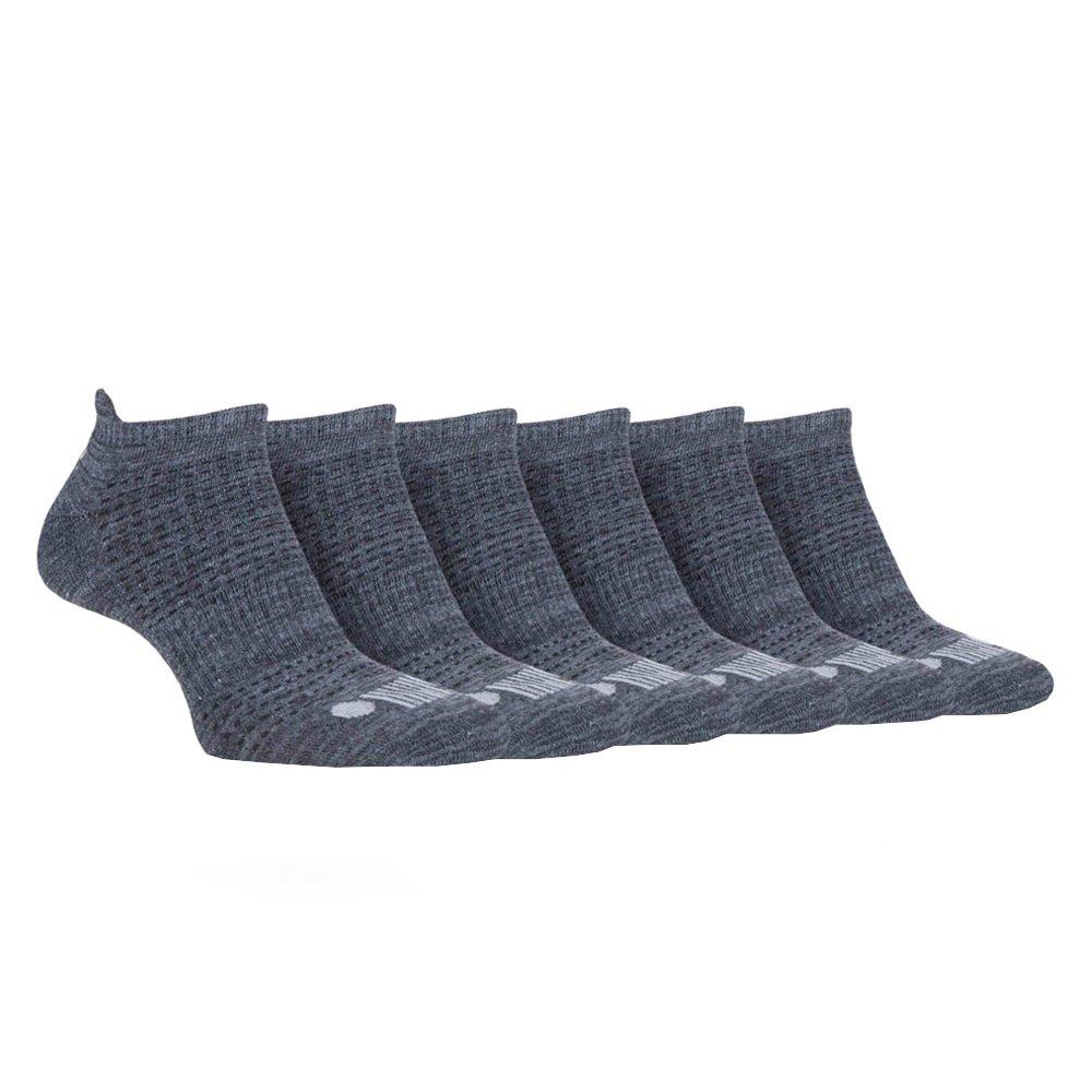 Jeep Men's 6 Pack Trainer Socks - Charcoal - Mens 6-11