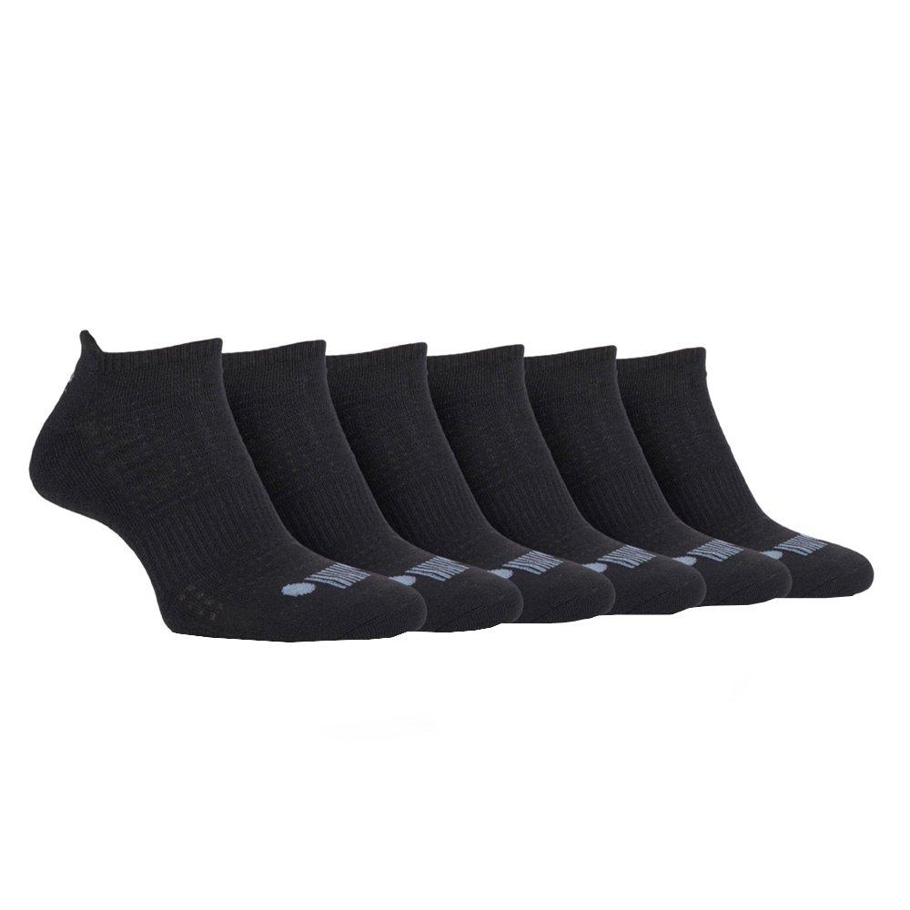 Jeep Men's 6 Pack Trainer Socks - Black - Mens 6-11