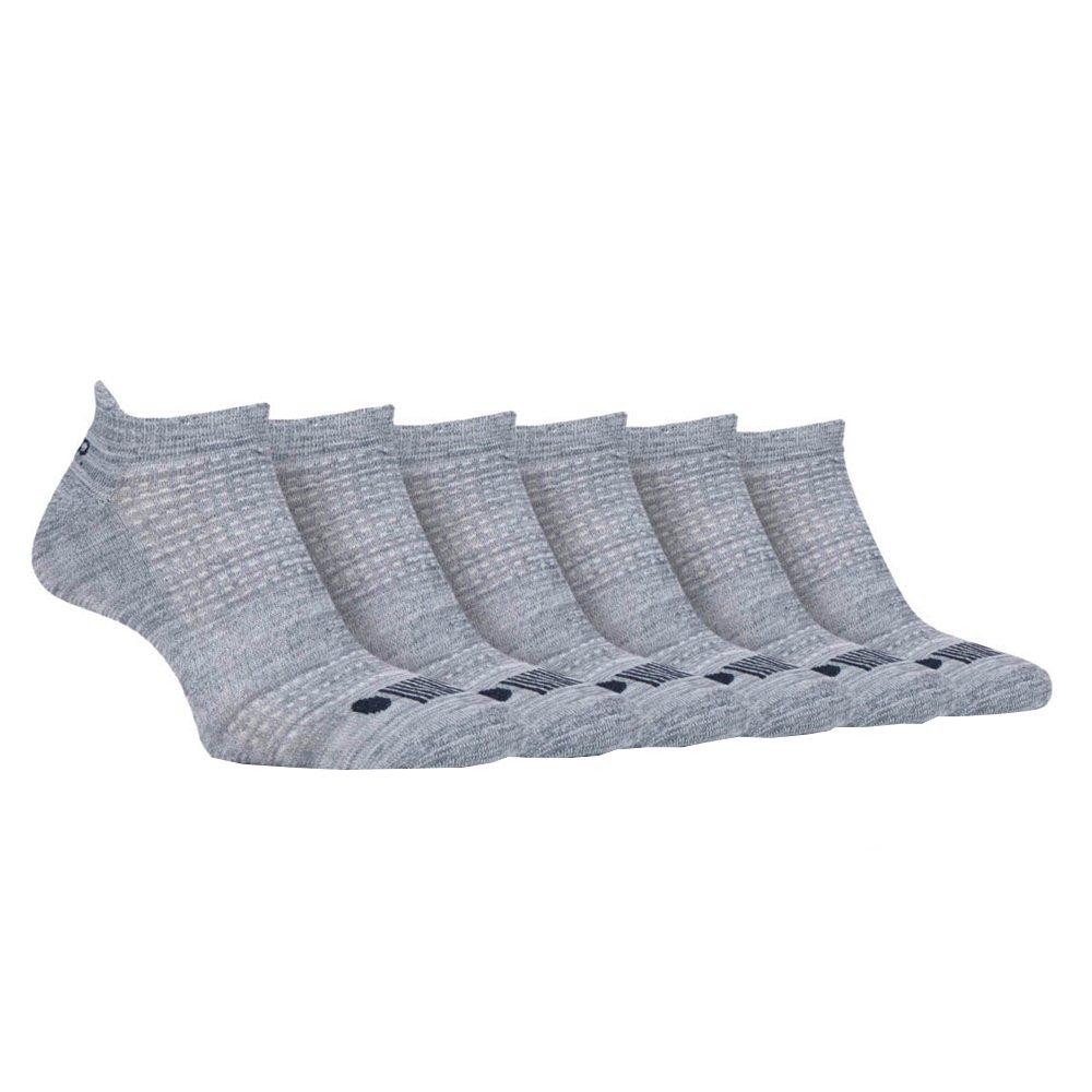 Jeep Men's 6 Pack Trainer Socks - Grey - Mens 6-11