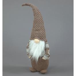 Snowtime 53cm Plush Brown Santa Decoration