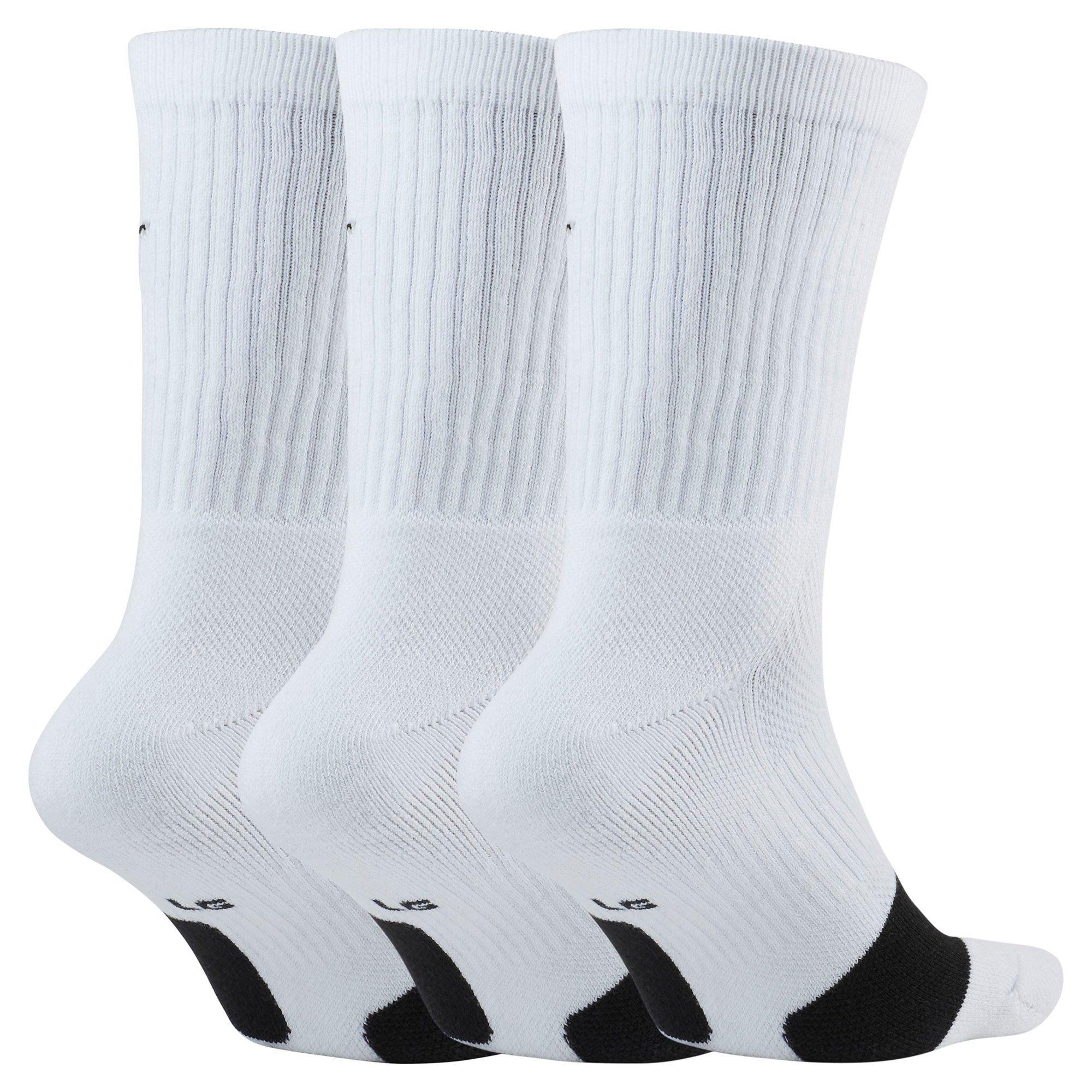 White/Black - Nike - Everyday Crew Socks 3 Pack - 2