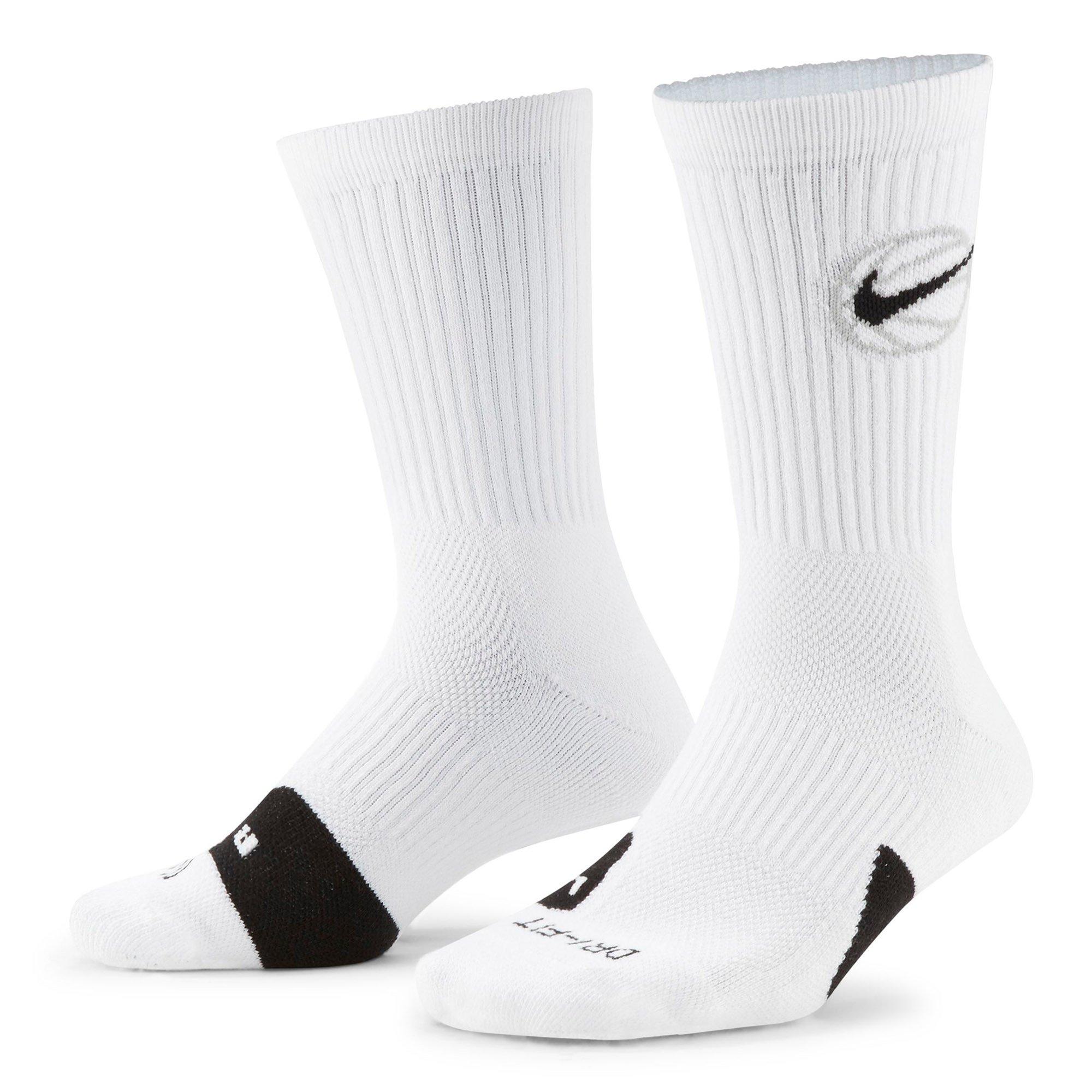 White/Black - Nike - Everyday Crew Socks 3 Pack - 5