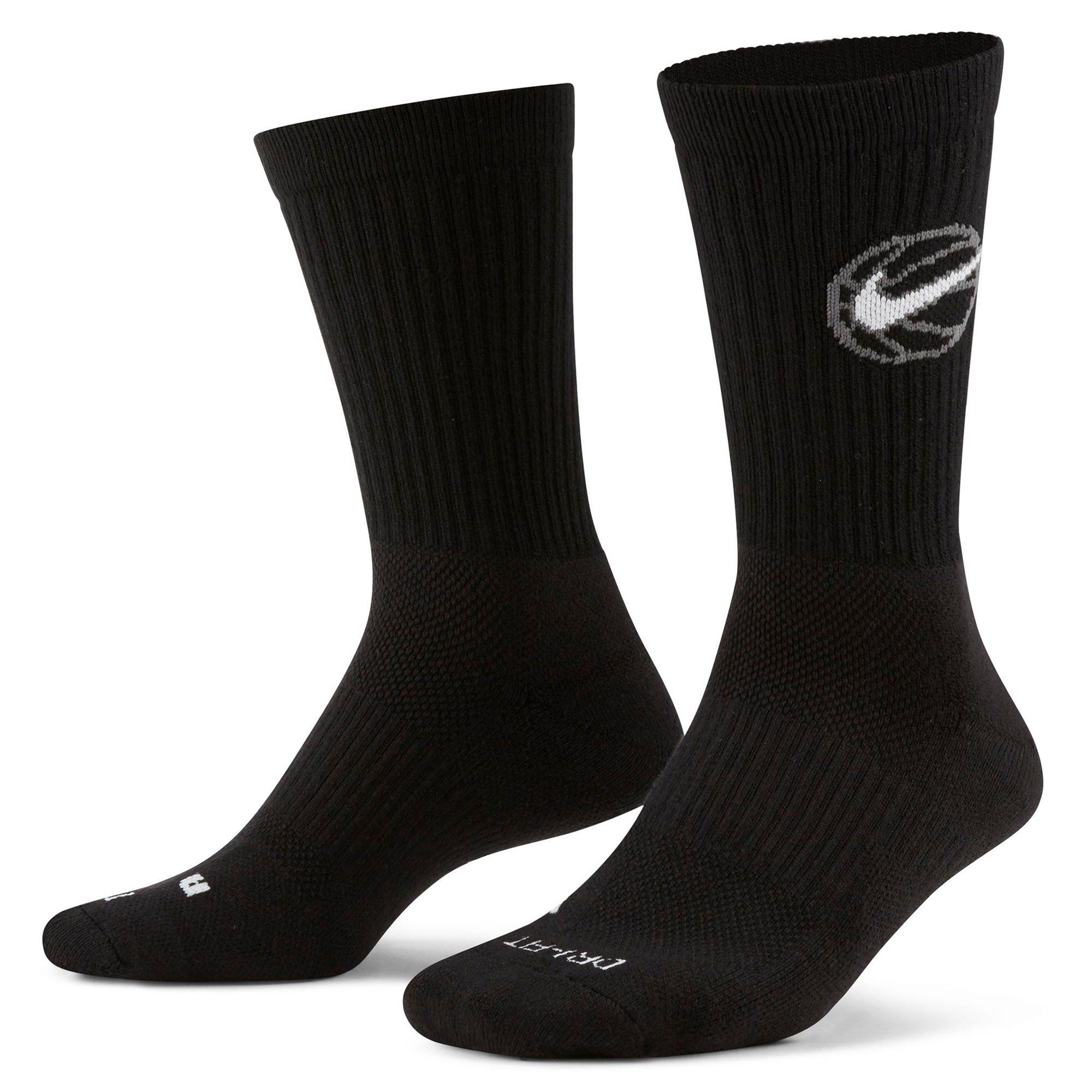 Black/White - Nike - Everyday Crew Socks 3 Pack - 5