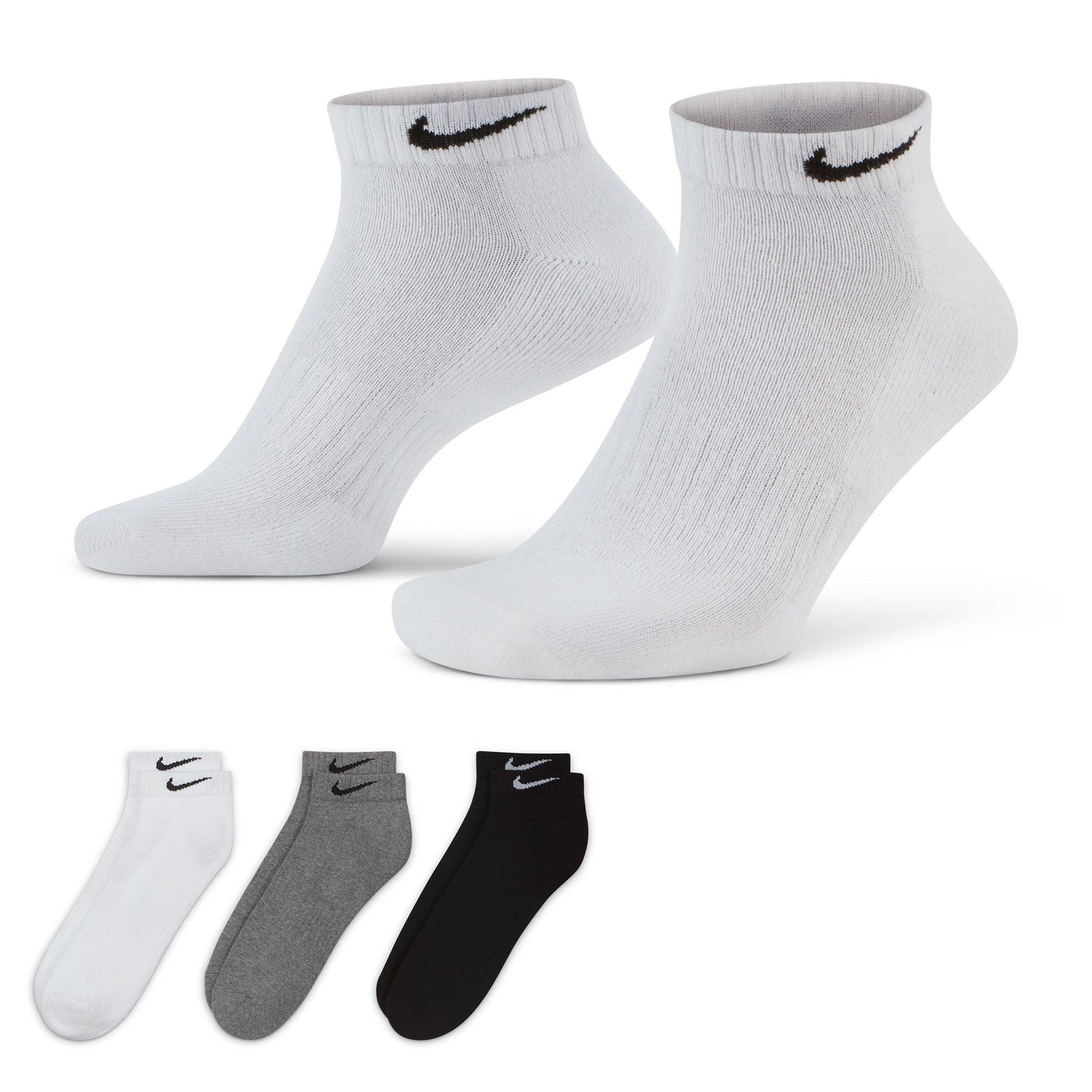 Multi-Color - Nike - Everyday Cushioned Adults Low Socks 3 Pack - 3