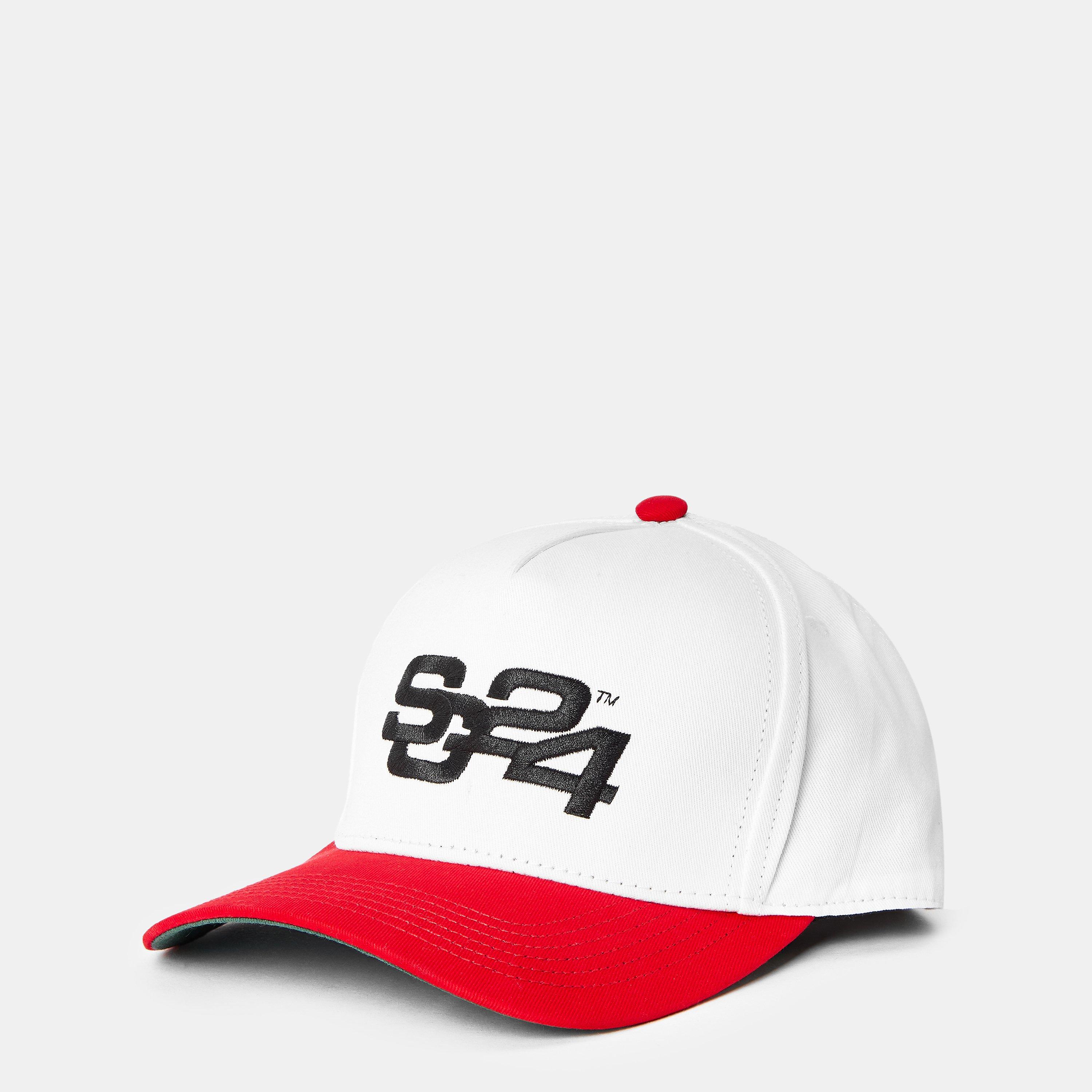Summer Games Men's Logo Embroidered Baseball Cap - Cream/ Red - Mens
