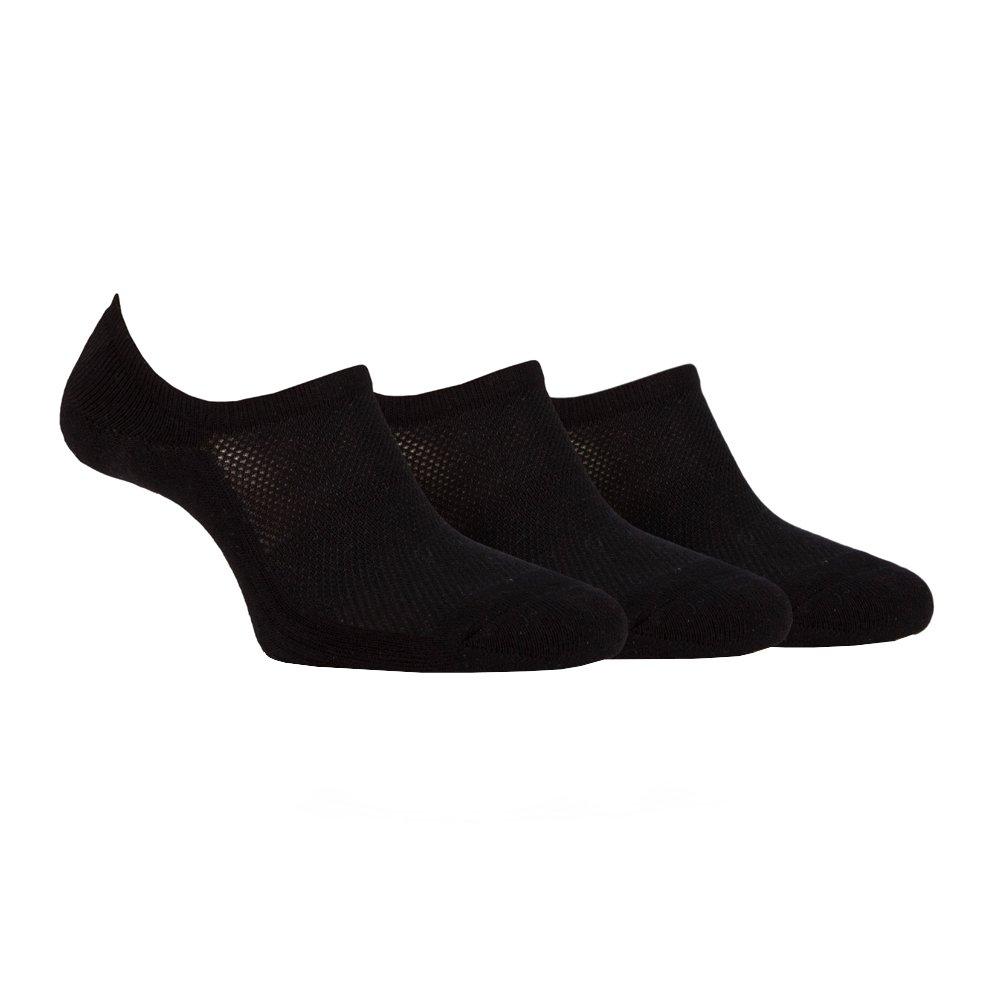 Black - Jeep - 3 Pack Bamboo No-Show Socks Ladies - 1