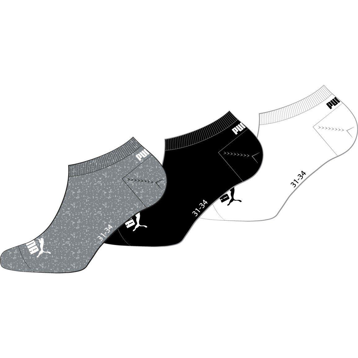 Grey/Black/Whit - Puma - Trainer Socks