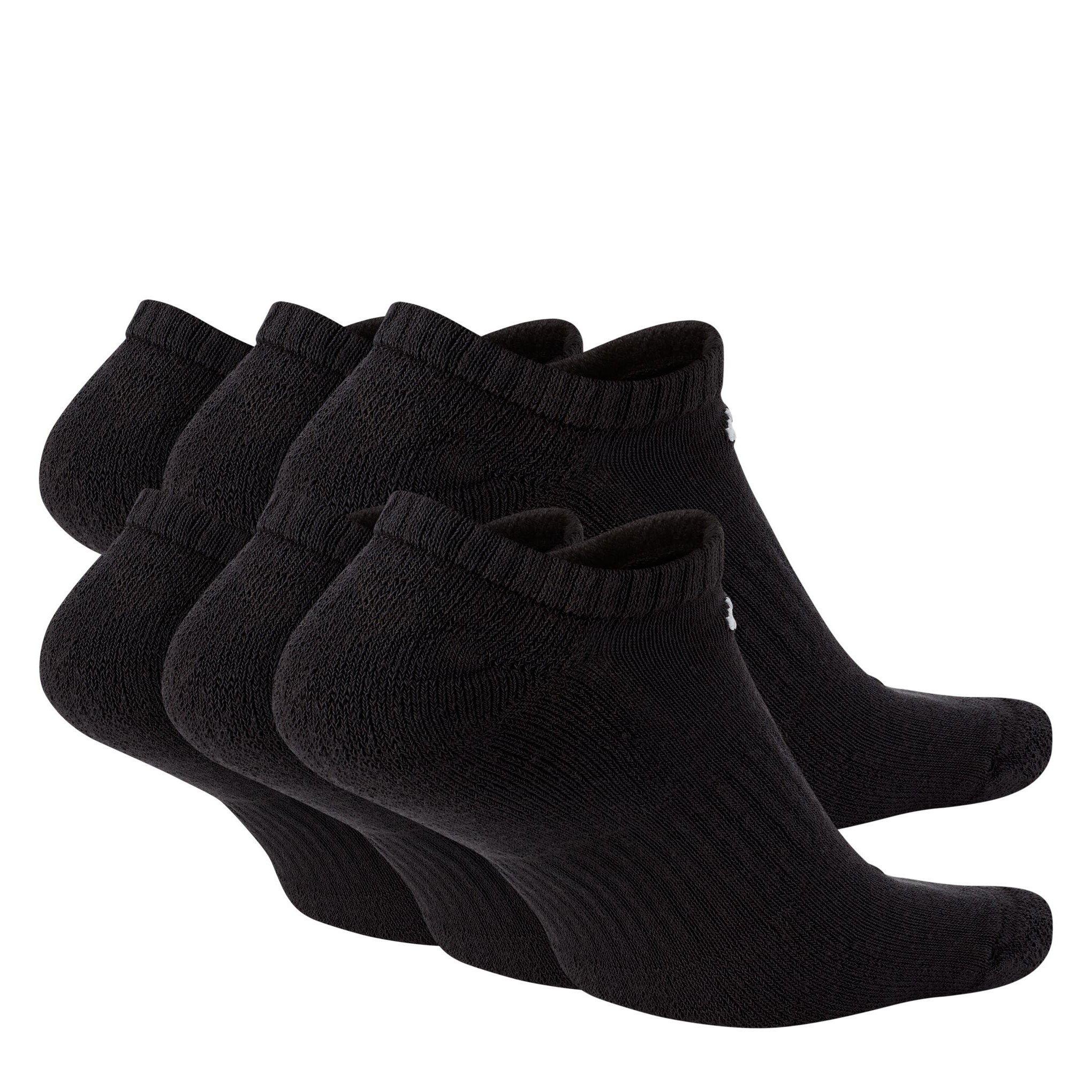 Black/White - Nike - 6pk No Show Sox Sn00 - 2