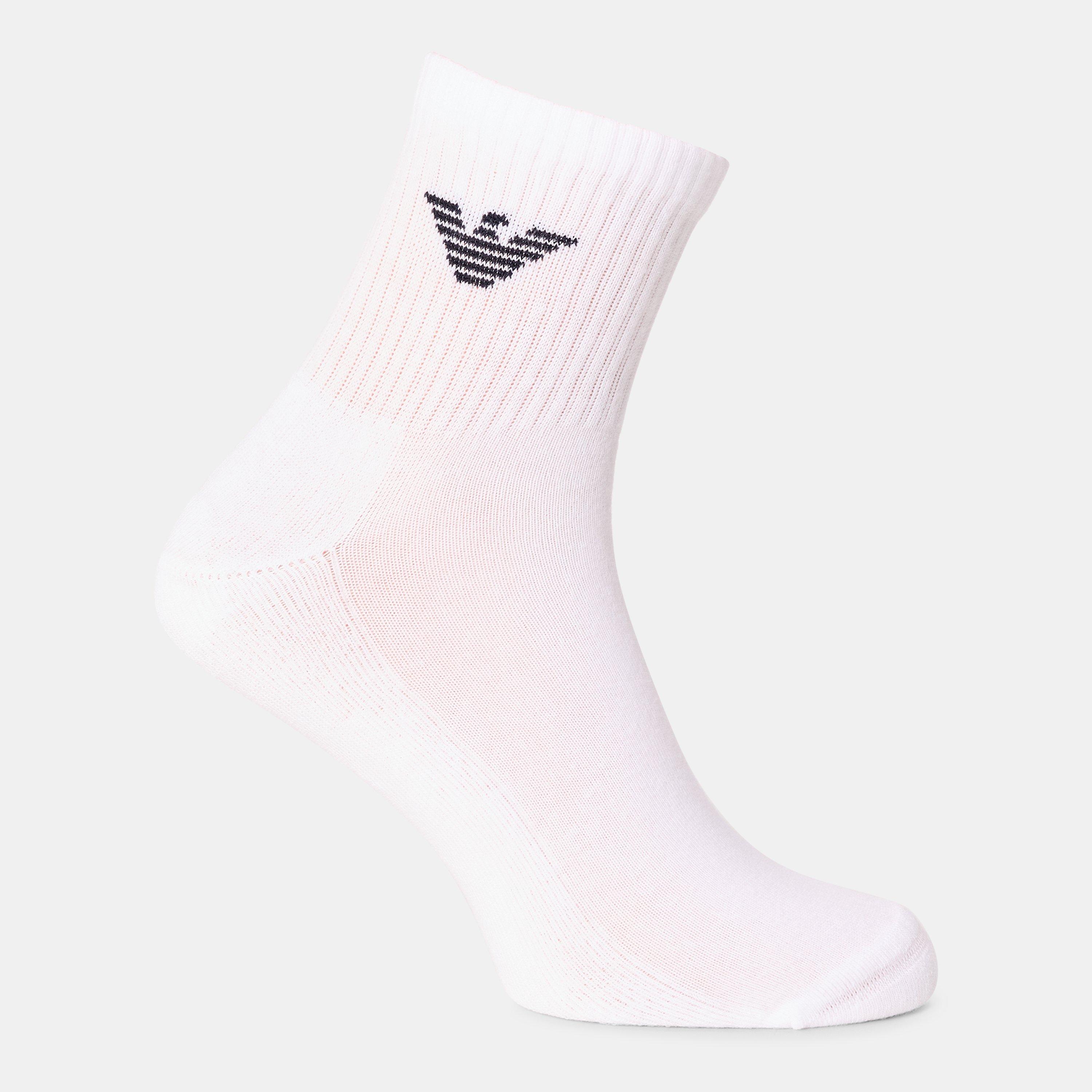 Bianco M0066 - Emporio Armani - Men's Trainer Socks - 2
