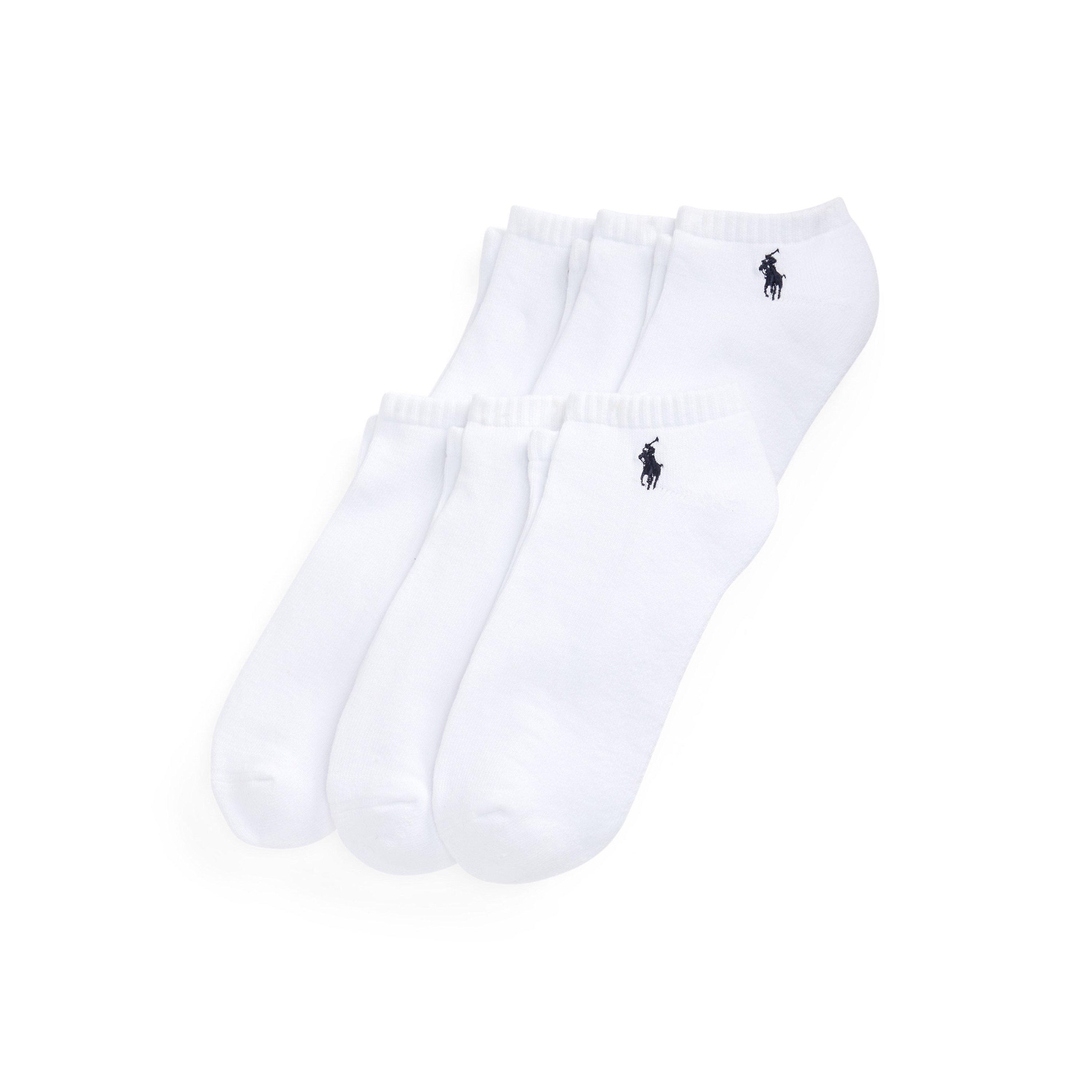 Polo Ralph Lauren Men's Six Pack Classic Trainer Socks - White 002