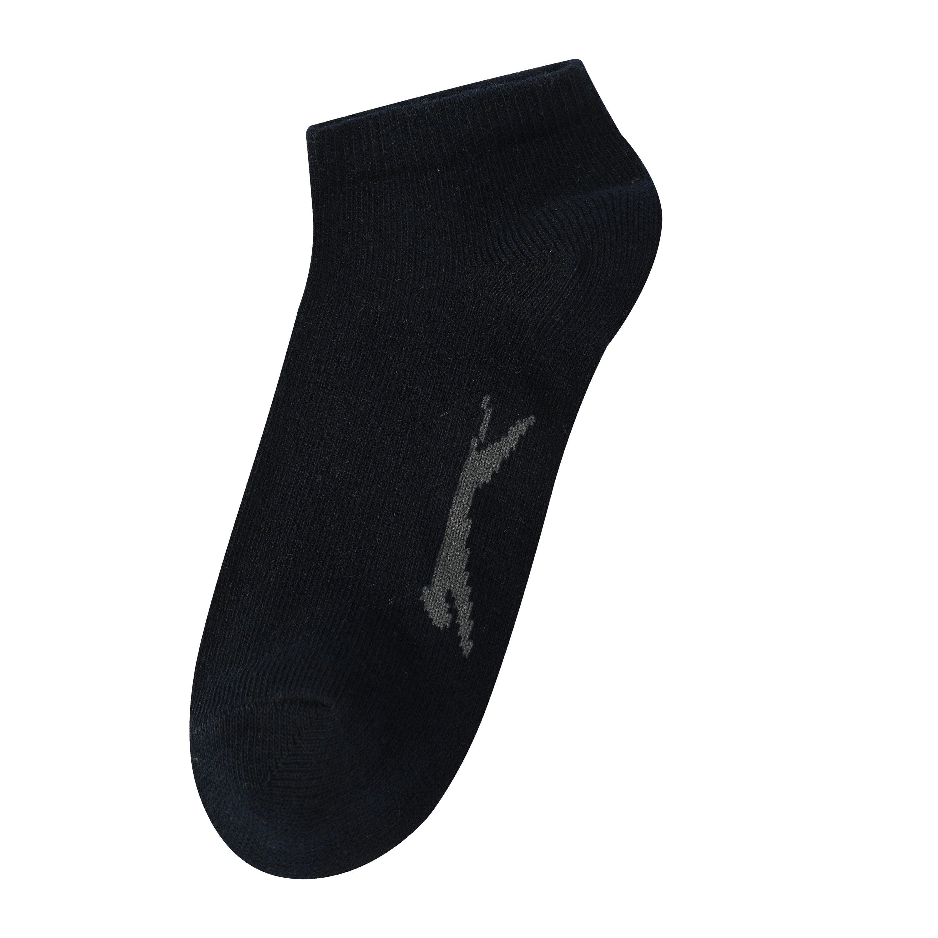 Black - Slazenger - 5 Pack Trainers Socks Childrens - 3