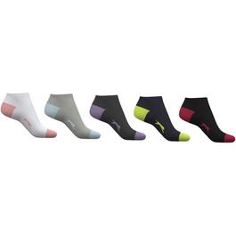 Slazenger 5 Pack Trainer Socks Junior Size 1-6