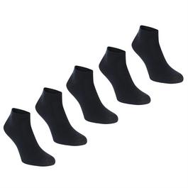 Slazenger 5 Pack Trainer Socks Junior Size 1-6
