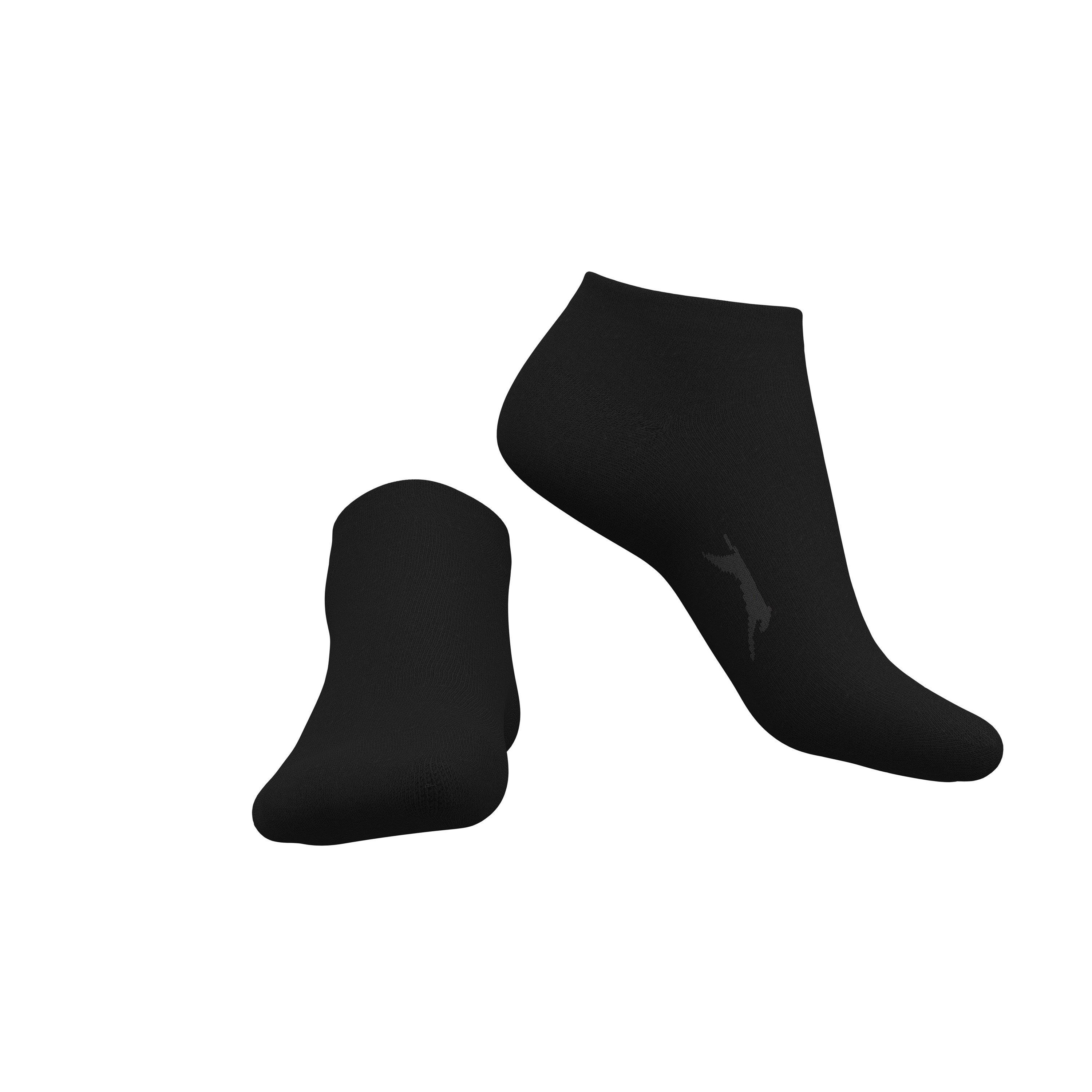 Black - Slazenger - Trainer Socks 5 Pack Ladies - 2
