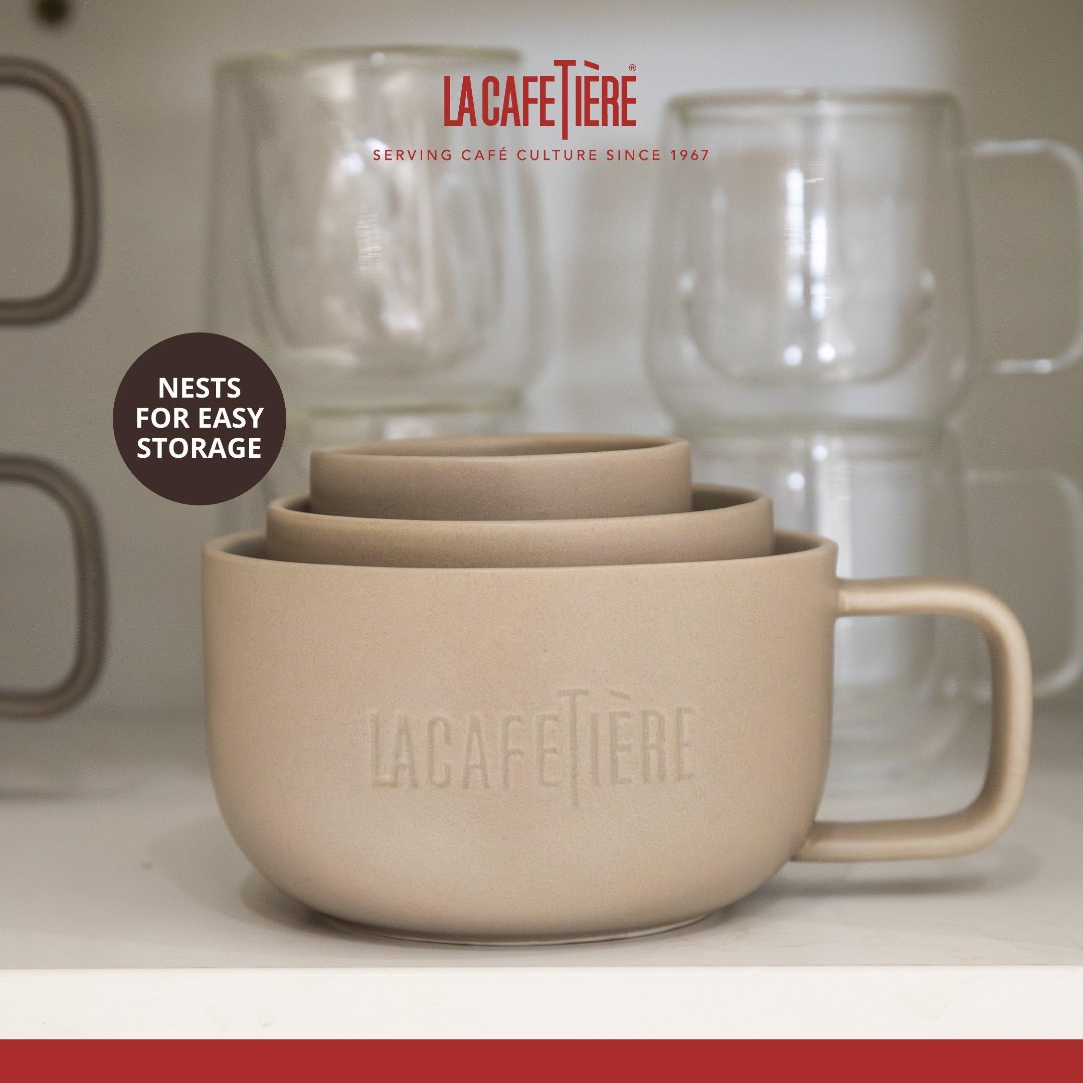 Cream - La Cafetiere - La Cafetière 3pc, Family Mug Set - 2