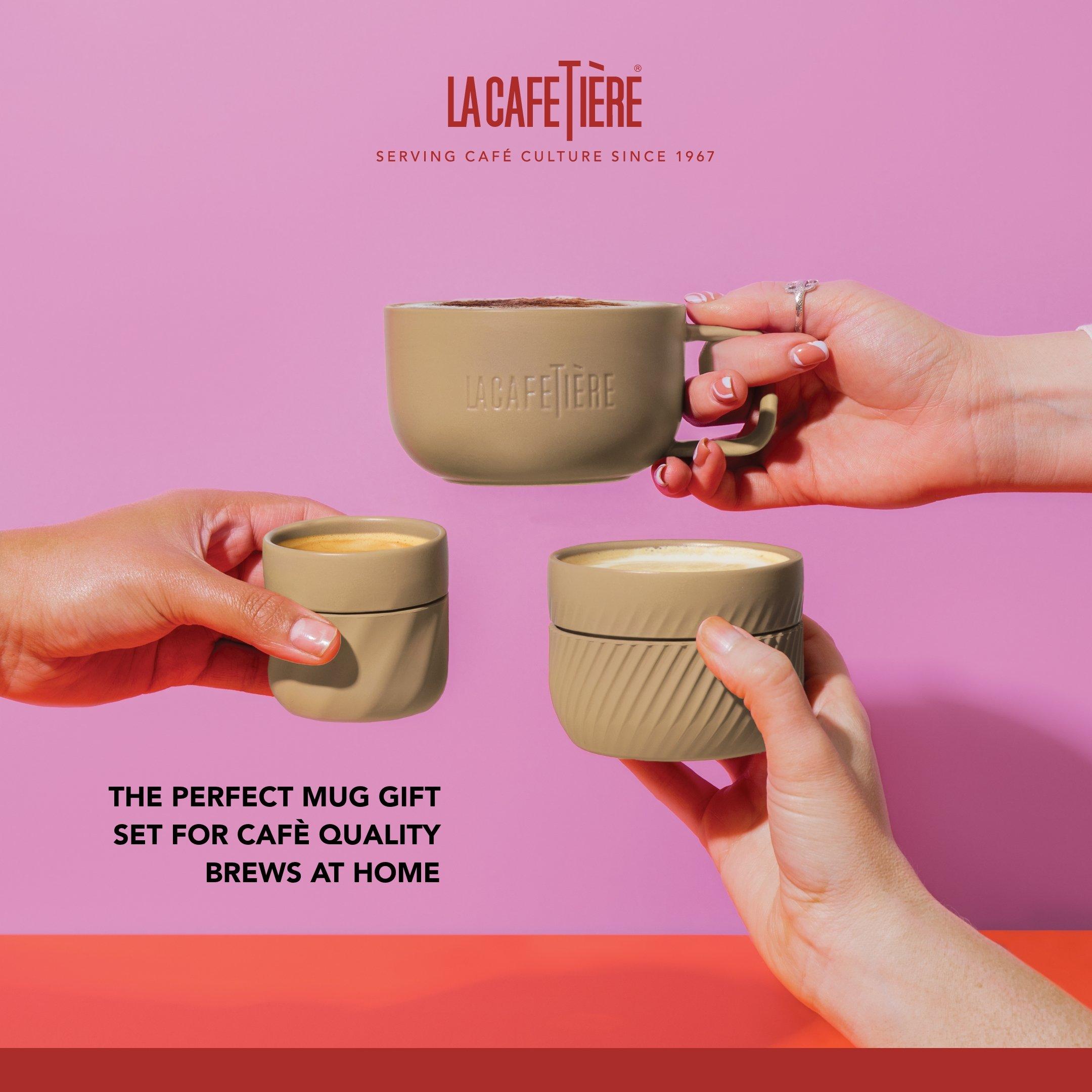 Cream - La Cafetiere - La Cafetière 3pc, Family Mug Set - 4