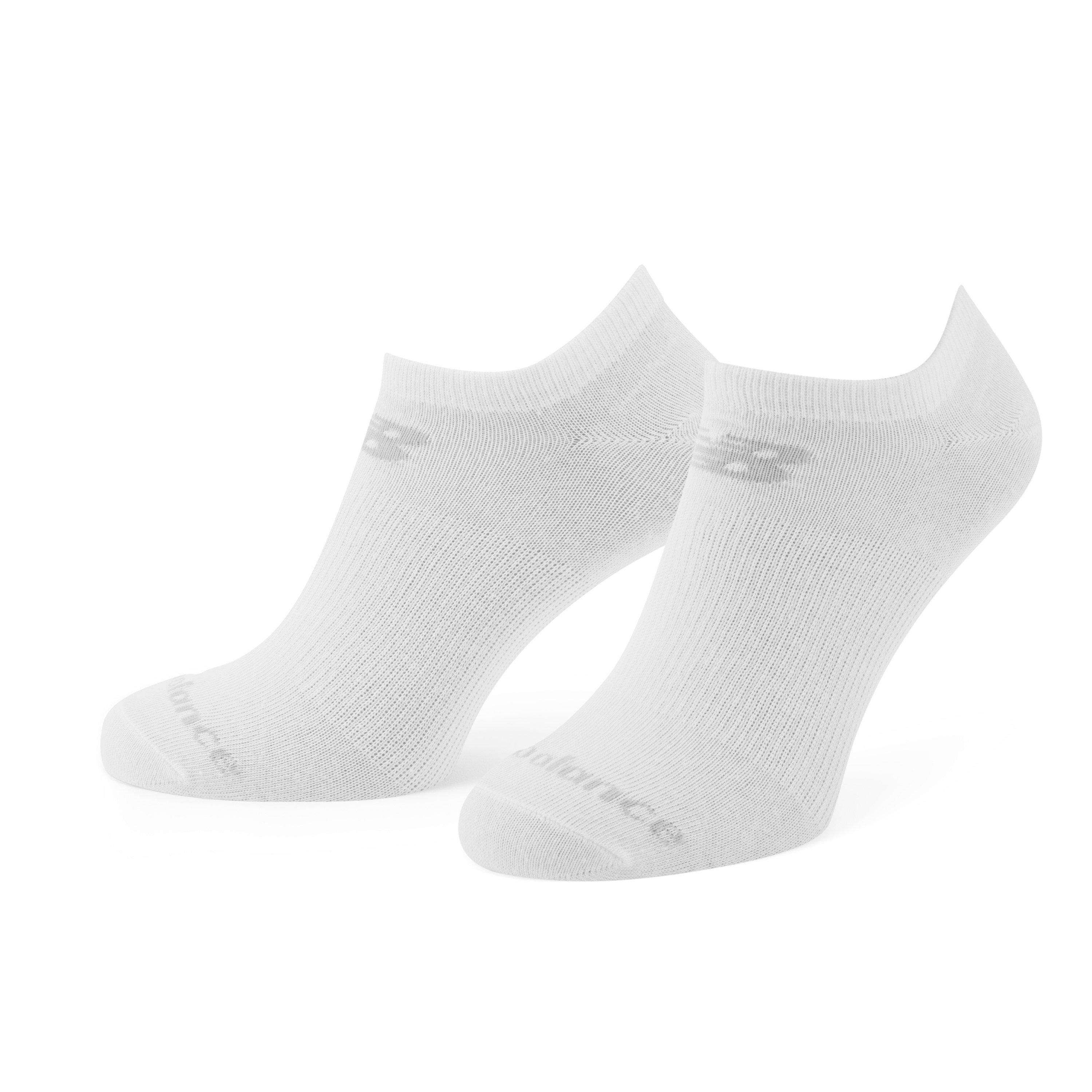 White - New Balance - New 3 Pack No Show Socks - 1