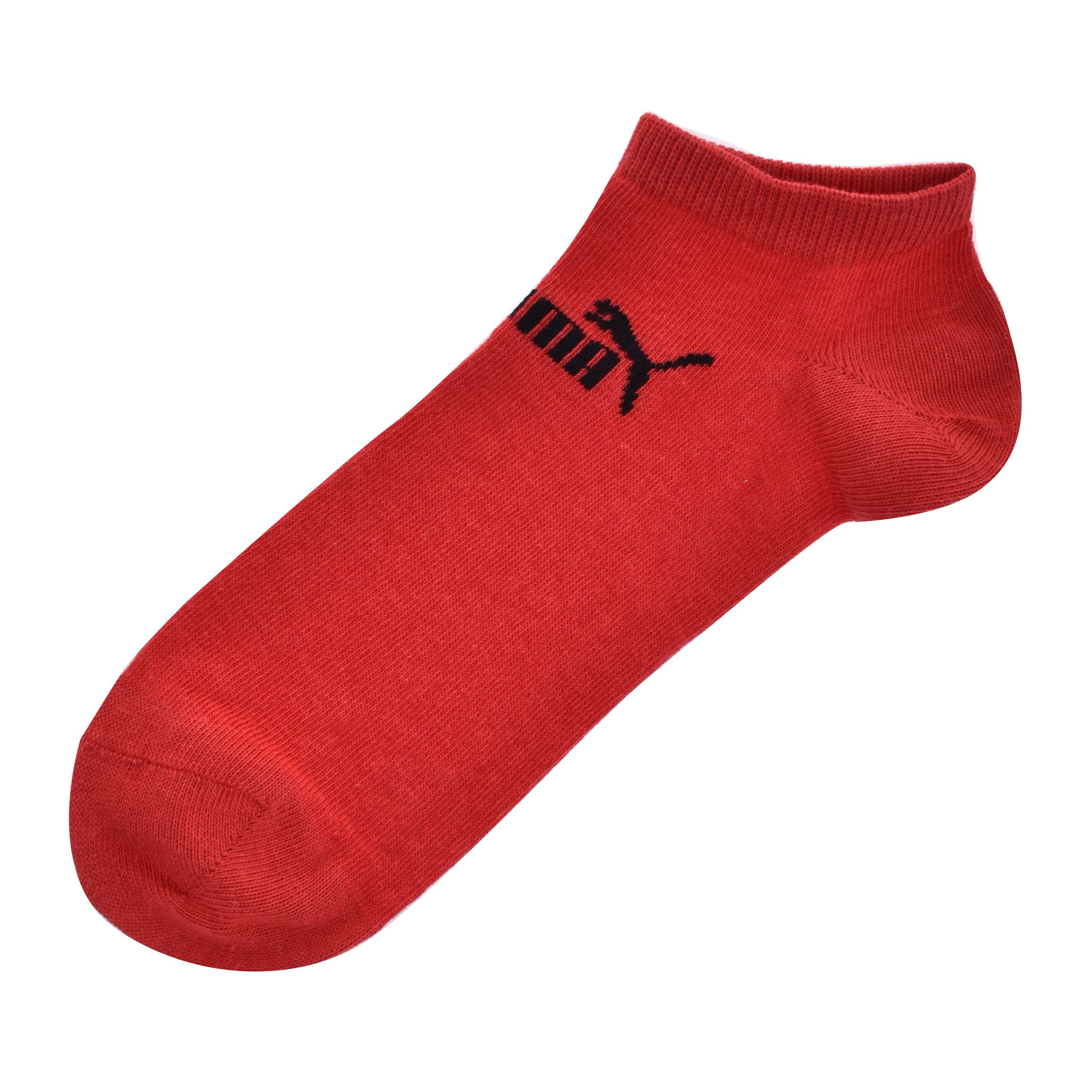 White/Black/Red - Puma - 3 Pack Trainer Socks - 3