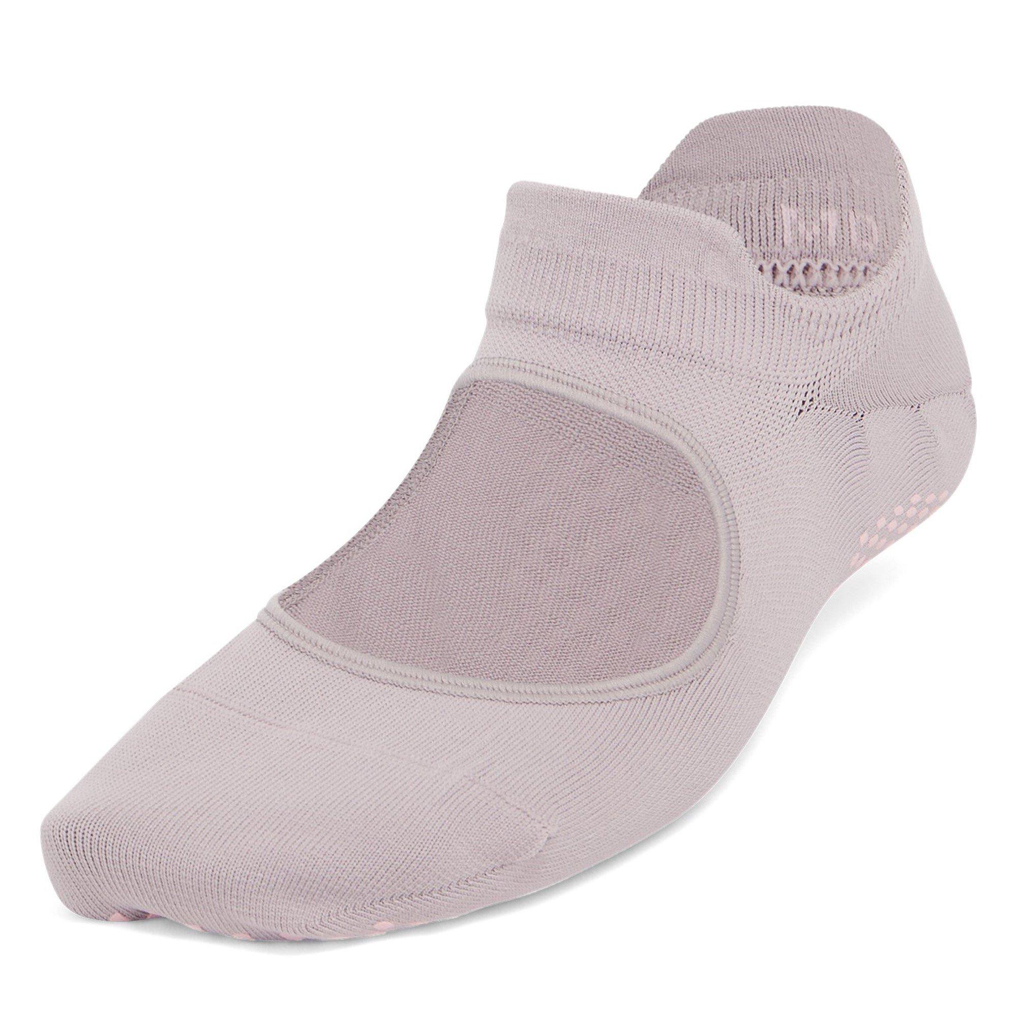 Gray Dawn/Pink - Under Armour - Women's Breathable Trainers Socks - 2