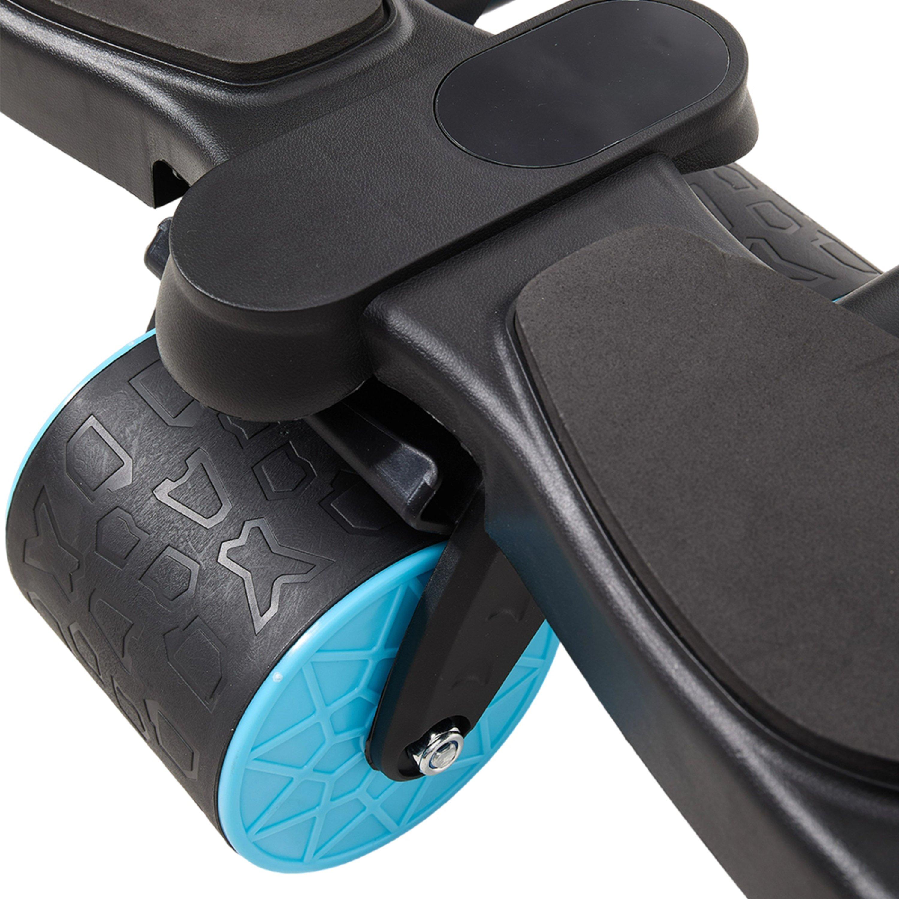 Black/Blue - LIFE IDEAS SPORT - Abdominal Roller with 2 weels - 11