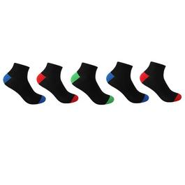 Slazenger 5 Pack Trainer Socks Mens