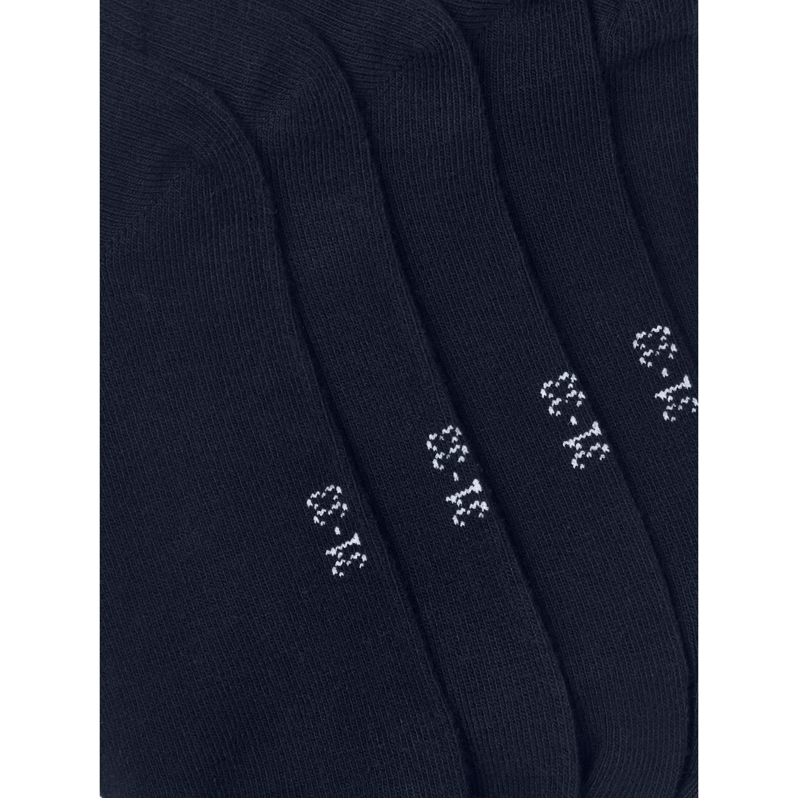 Blau - Name It - Kids' Solid Trainers Socks - 5