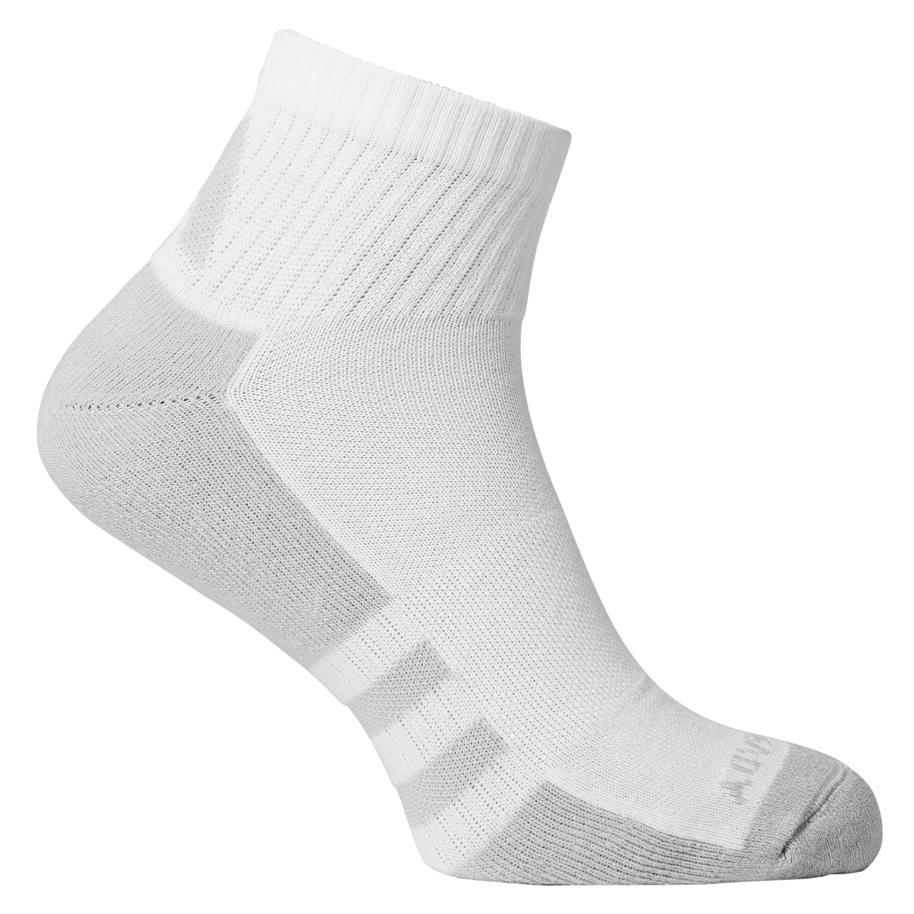 Gry/White/Black - adidas - Aeroready Ankle 6 Pack Socks - 3